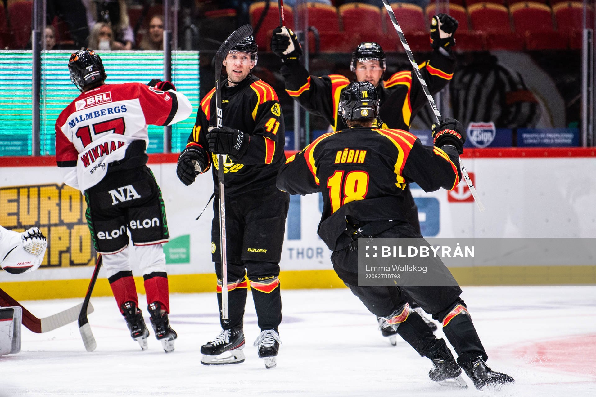 Brynäs Greg Scott jublar