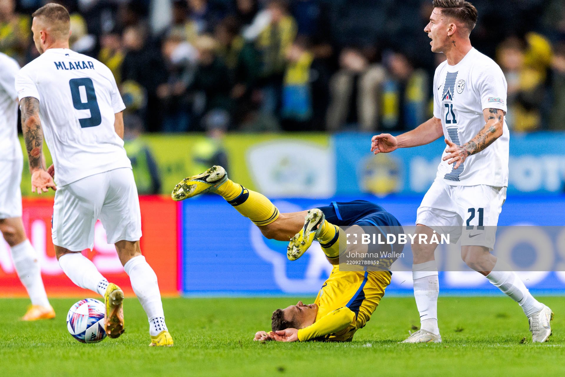 Viktor Claesson of Sweden and Benjamin Verbic of Slovenia