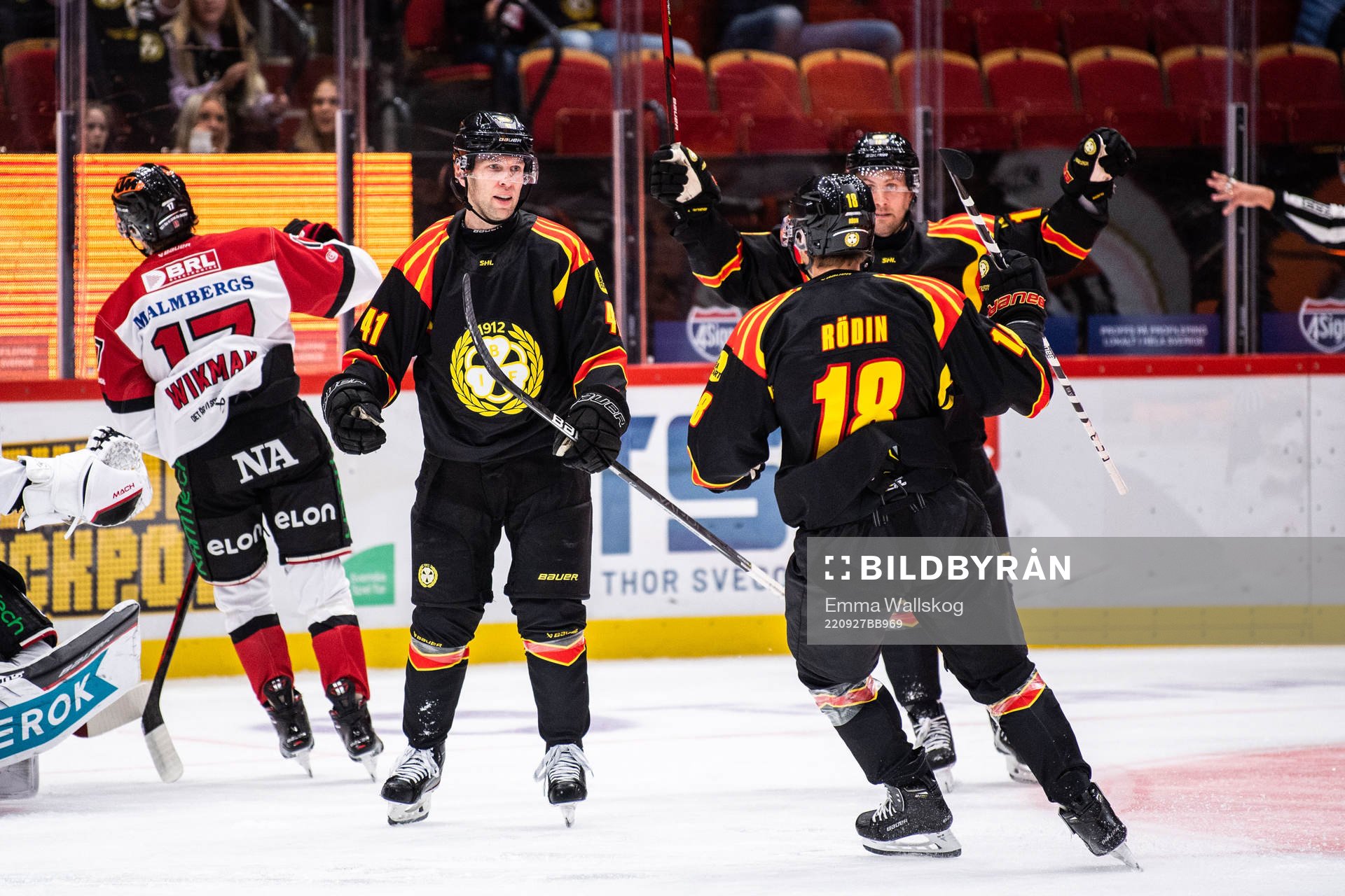 Brynäs Greg Scott jublar