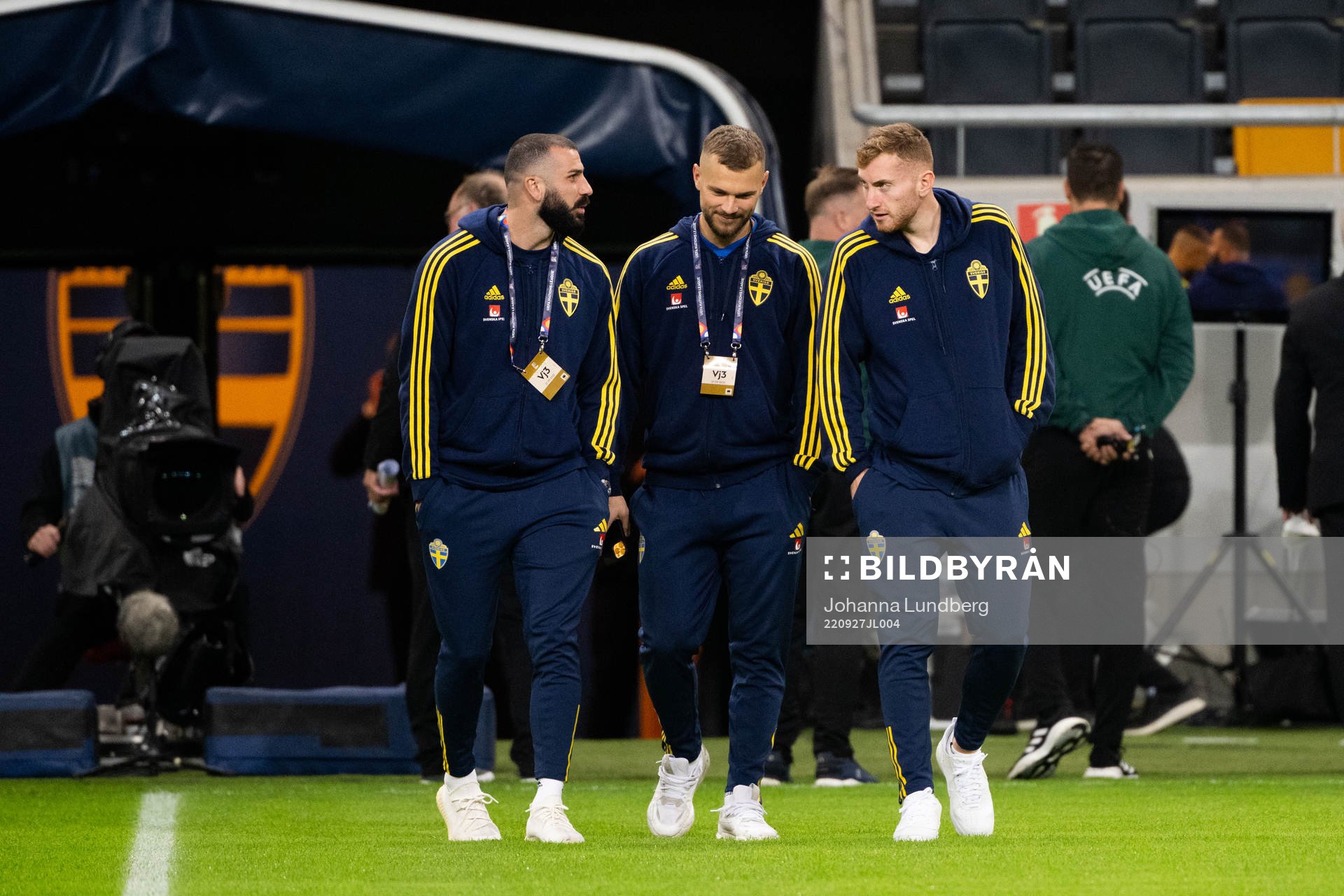 Mikael Ishak, Jesper Karlström and Dejan Kulusevski of