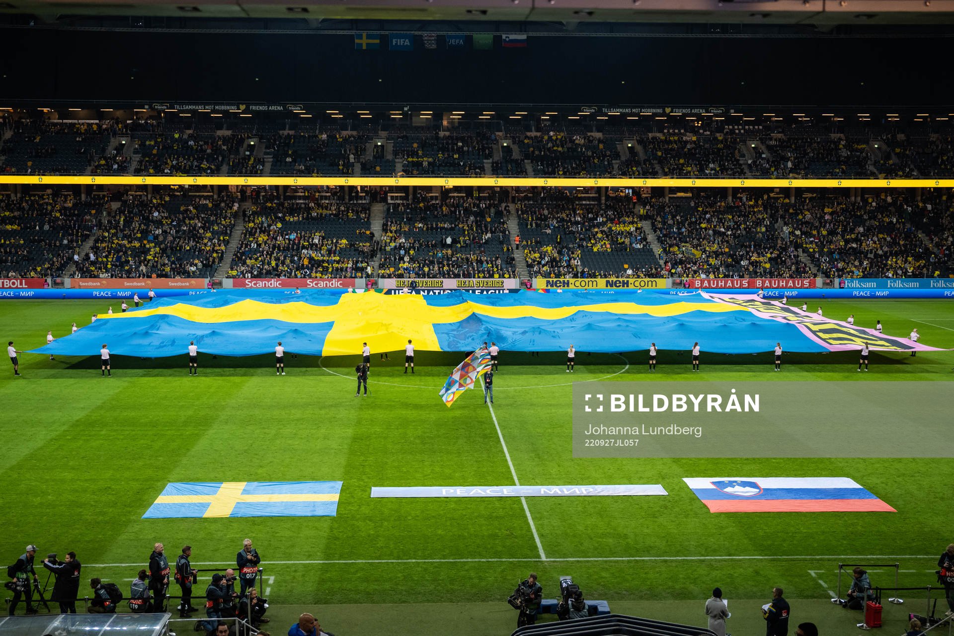 The Swedish flag