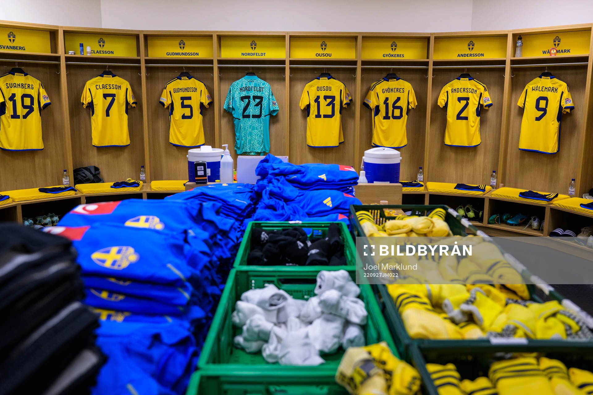 Jerseys of Mattias Svanberg, Viktor Claesson, Gabriel