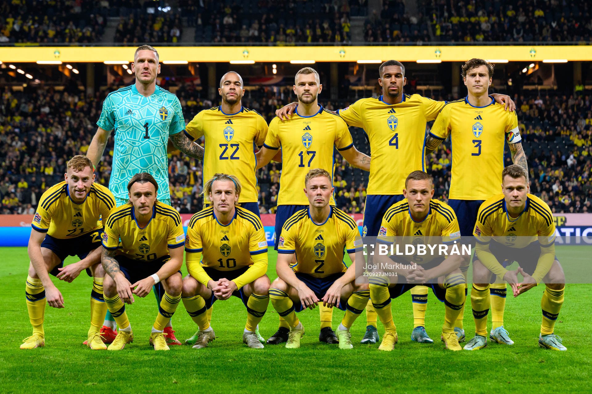 Swedish starting eleven