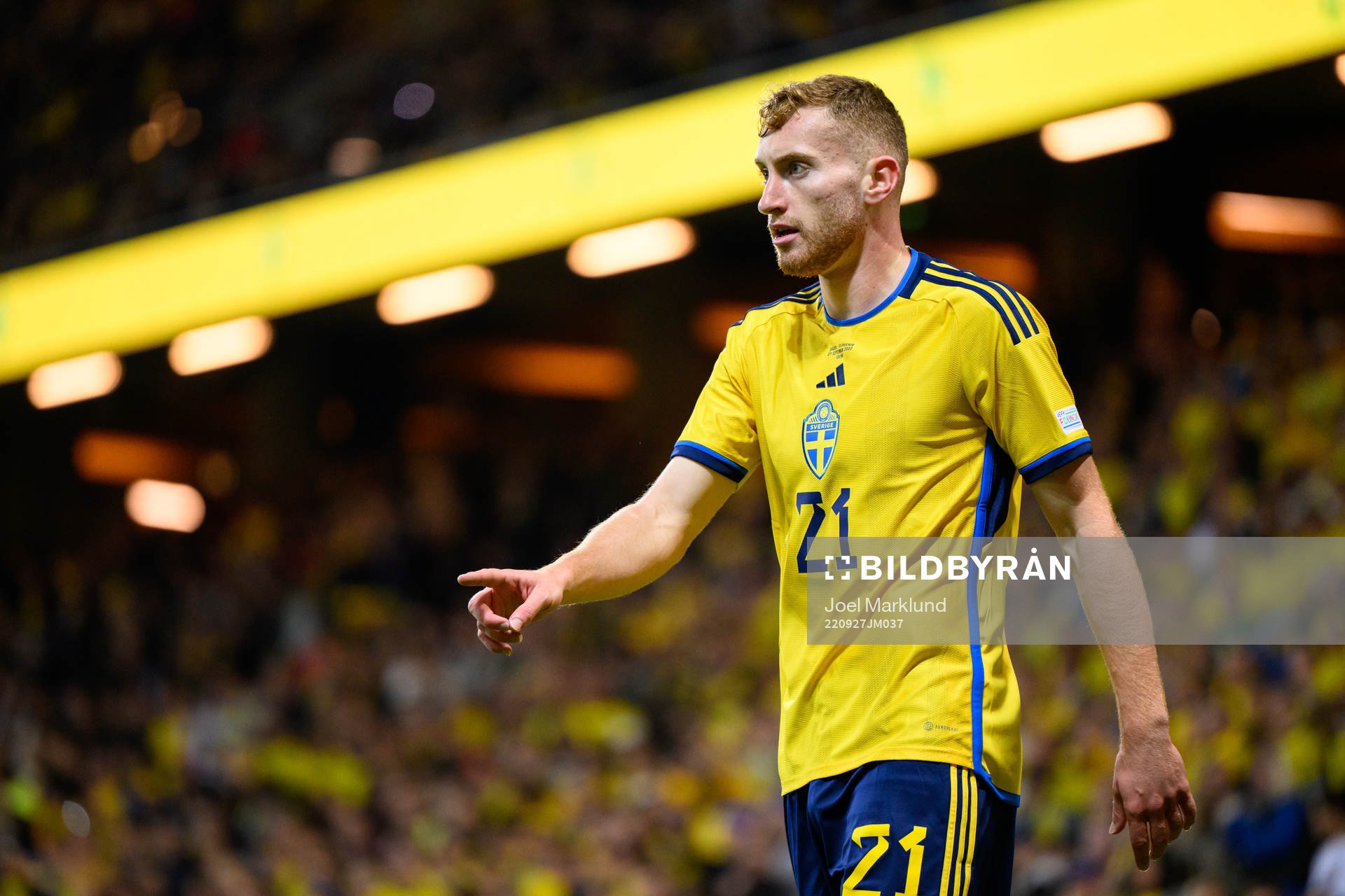 Dejan Kulusevski of Sweden