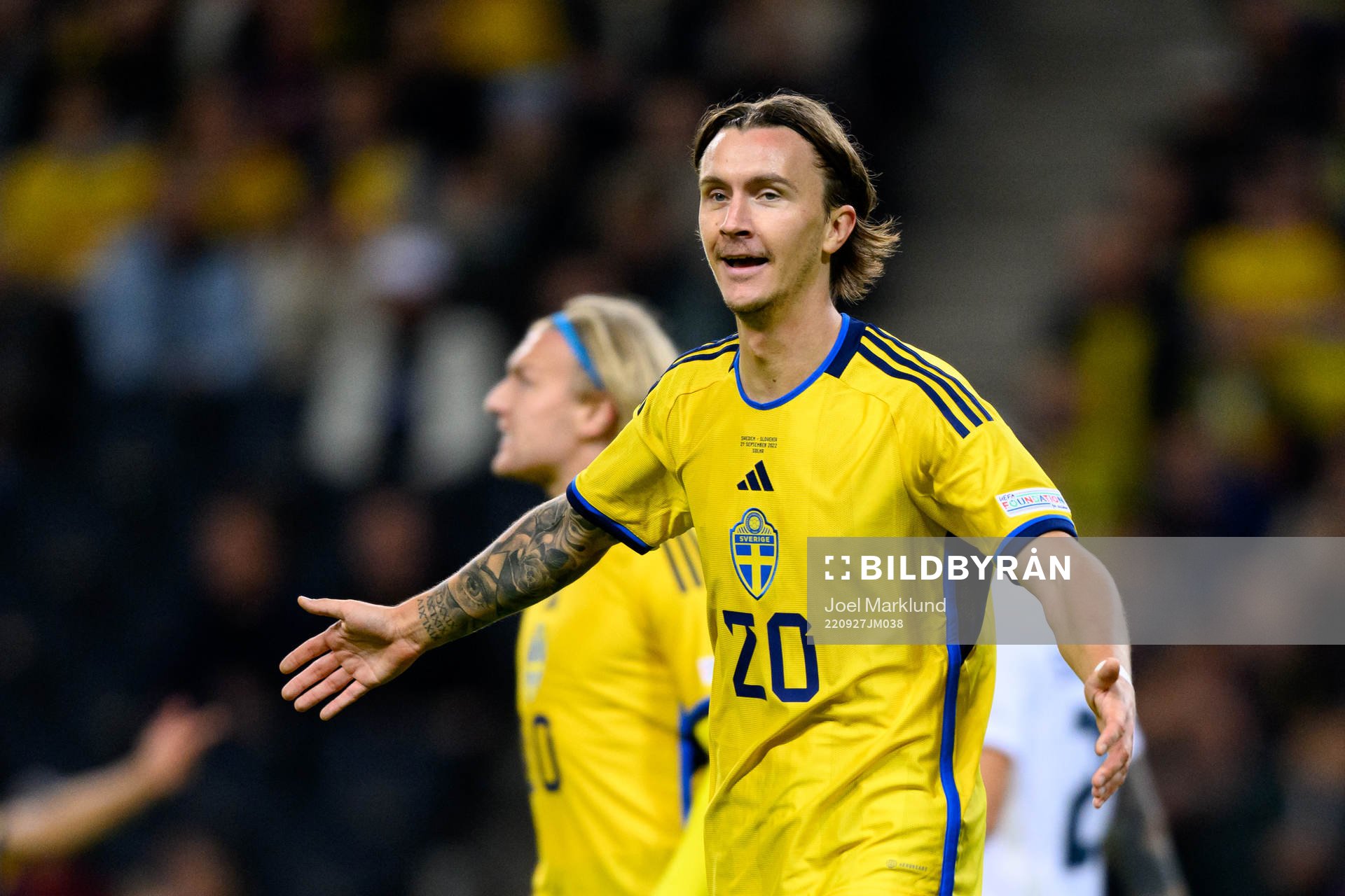 Kristoffer Olsson of Sweden reacts