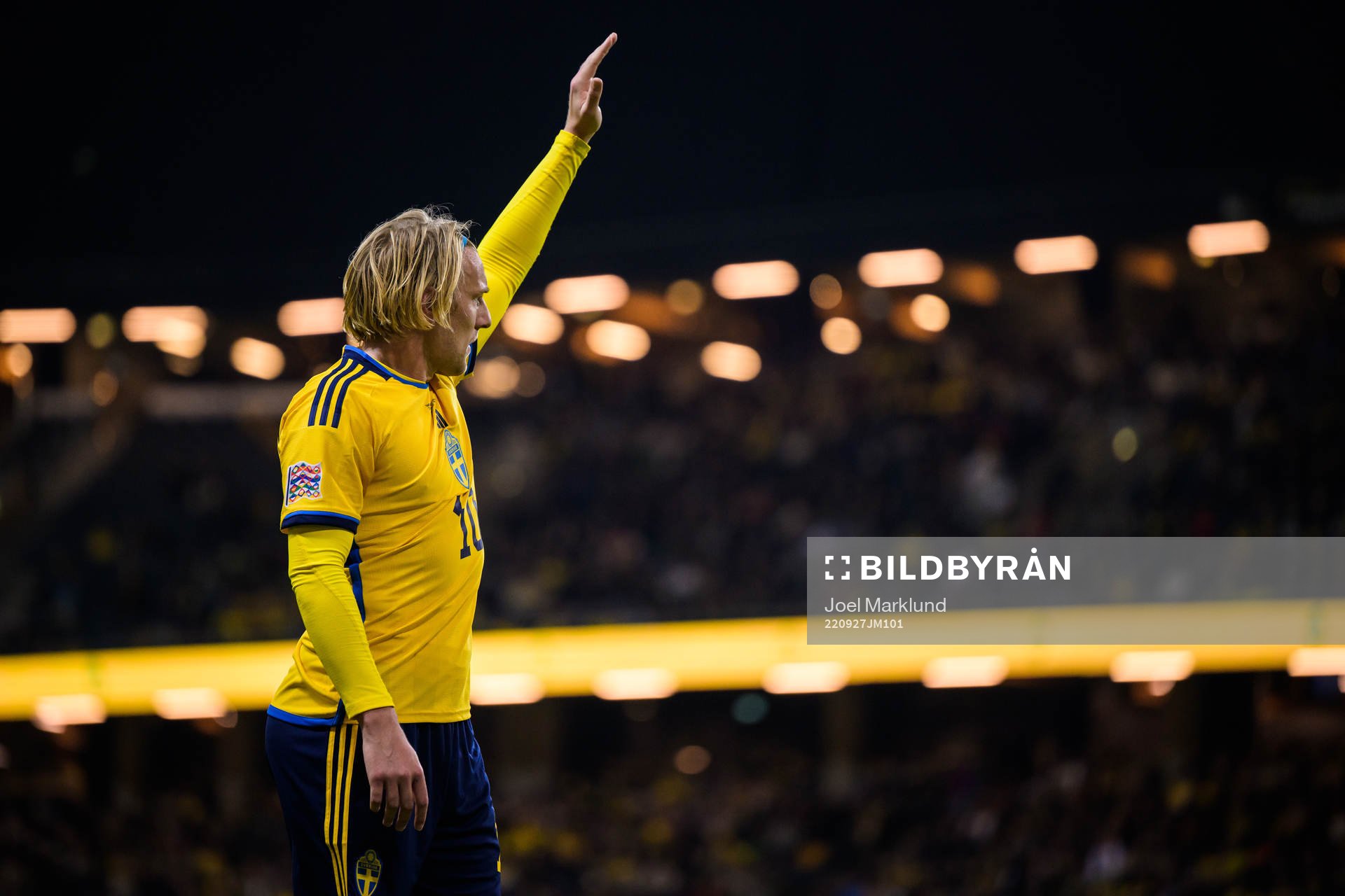 Emil Forsberg of Sweden
