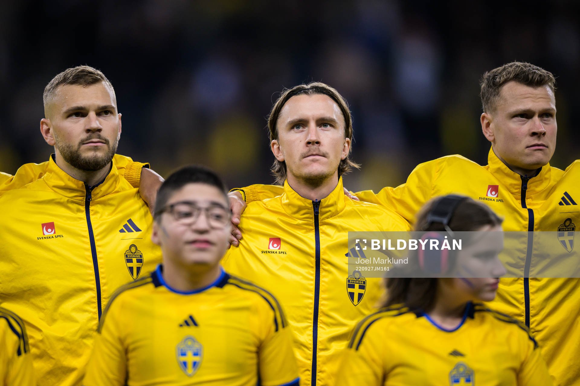Jesper Karlström, Kristoffer Olsson and Viktor Claesson of