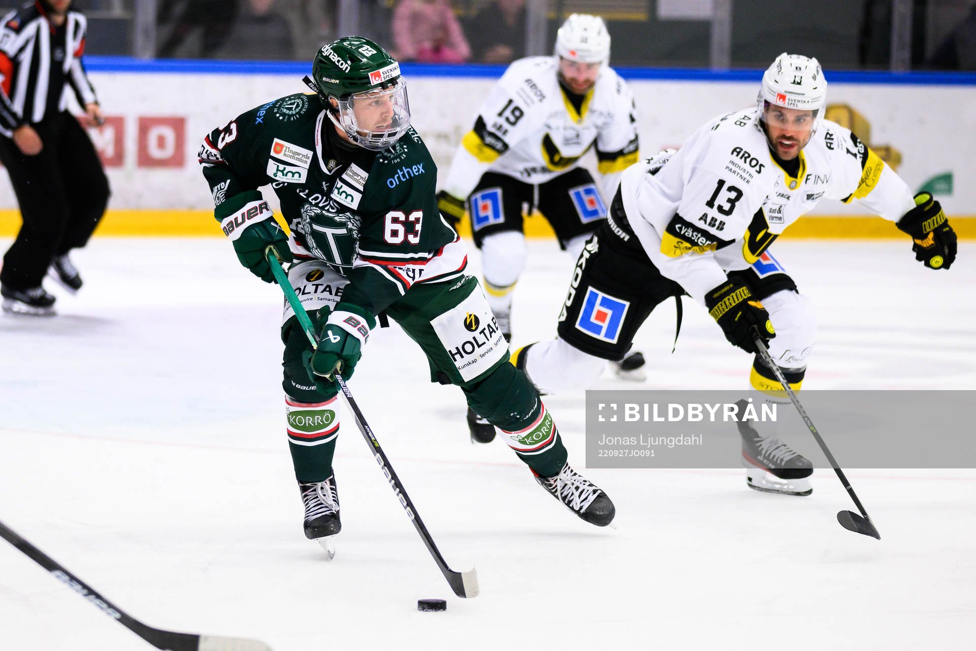 Tingsryds Daniel Öhrn och Västerås Trevor Cheek