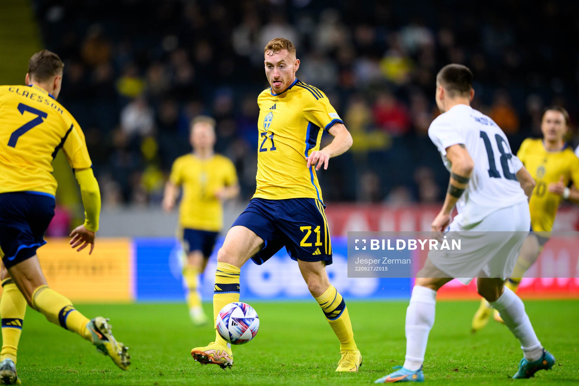 Dejan Kulusevski of Sweden