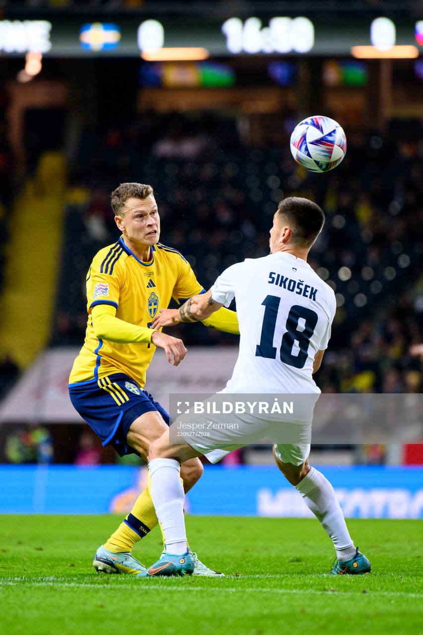 Viktor Claesson of Sweden and Gregor Sikosek of Slovenia