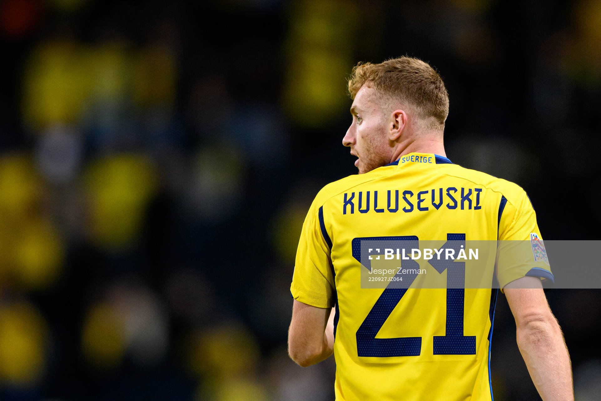Dejan Kulusevski of Sweden