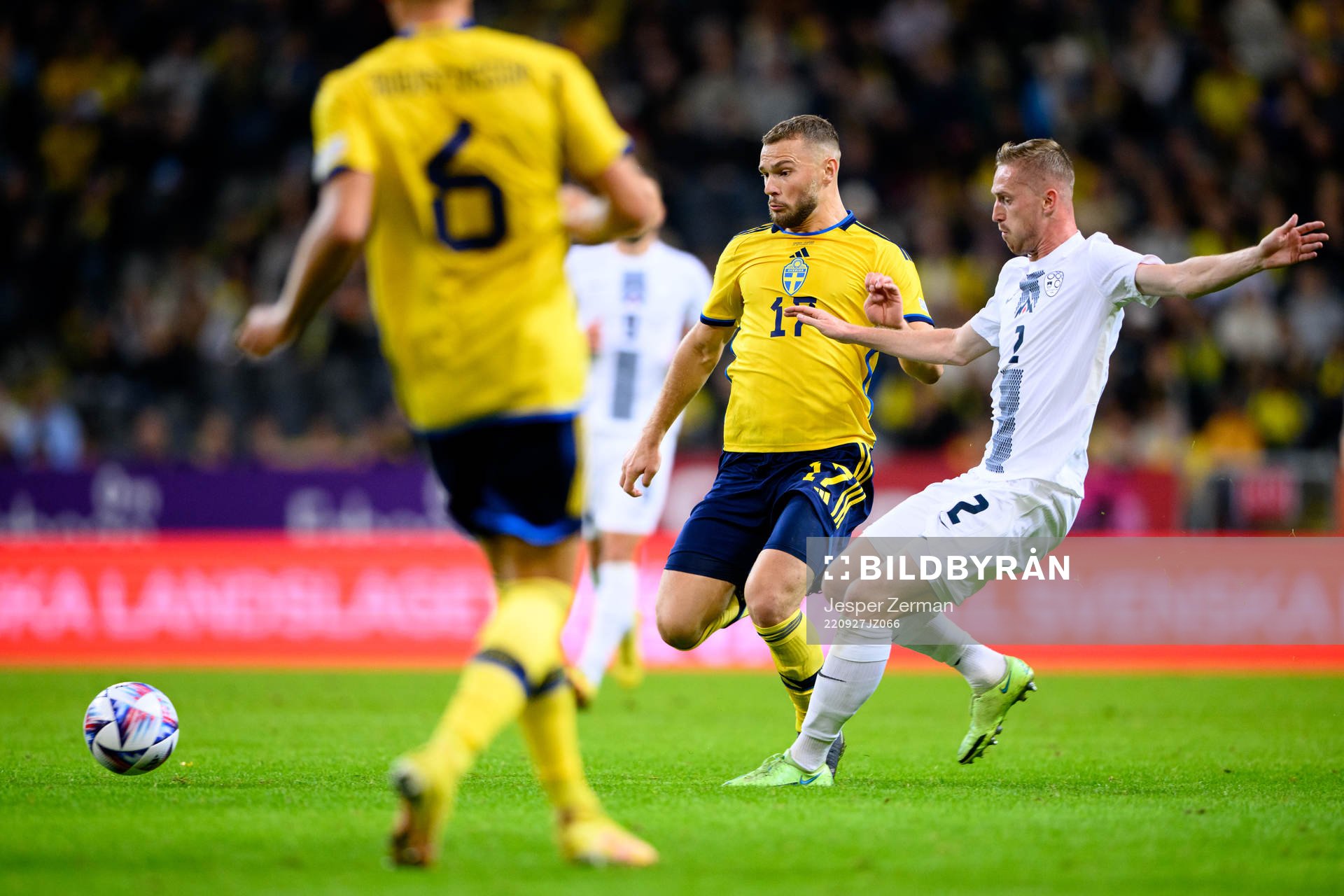 Jesper Karlström of Sweden and Zan Karnicnik of Slovenia