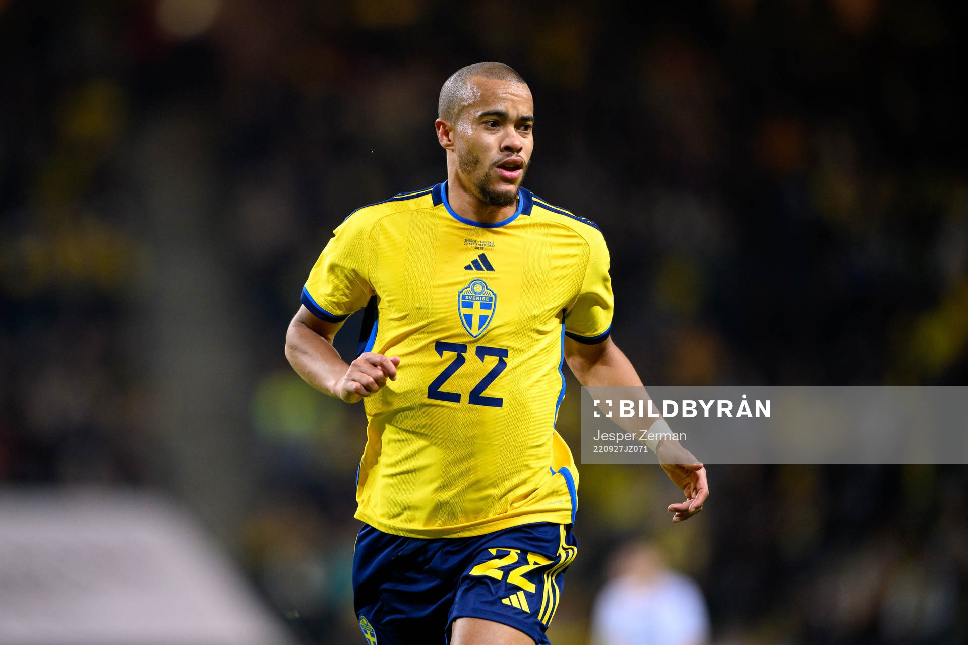 Robin Quaison of Sweden