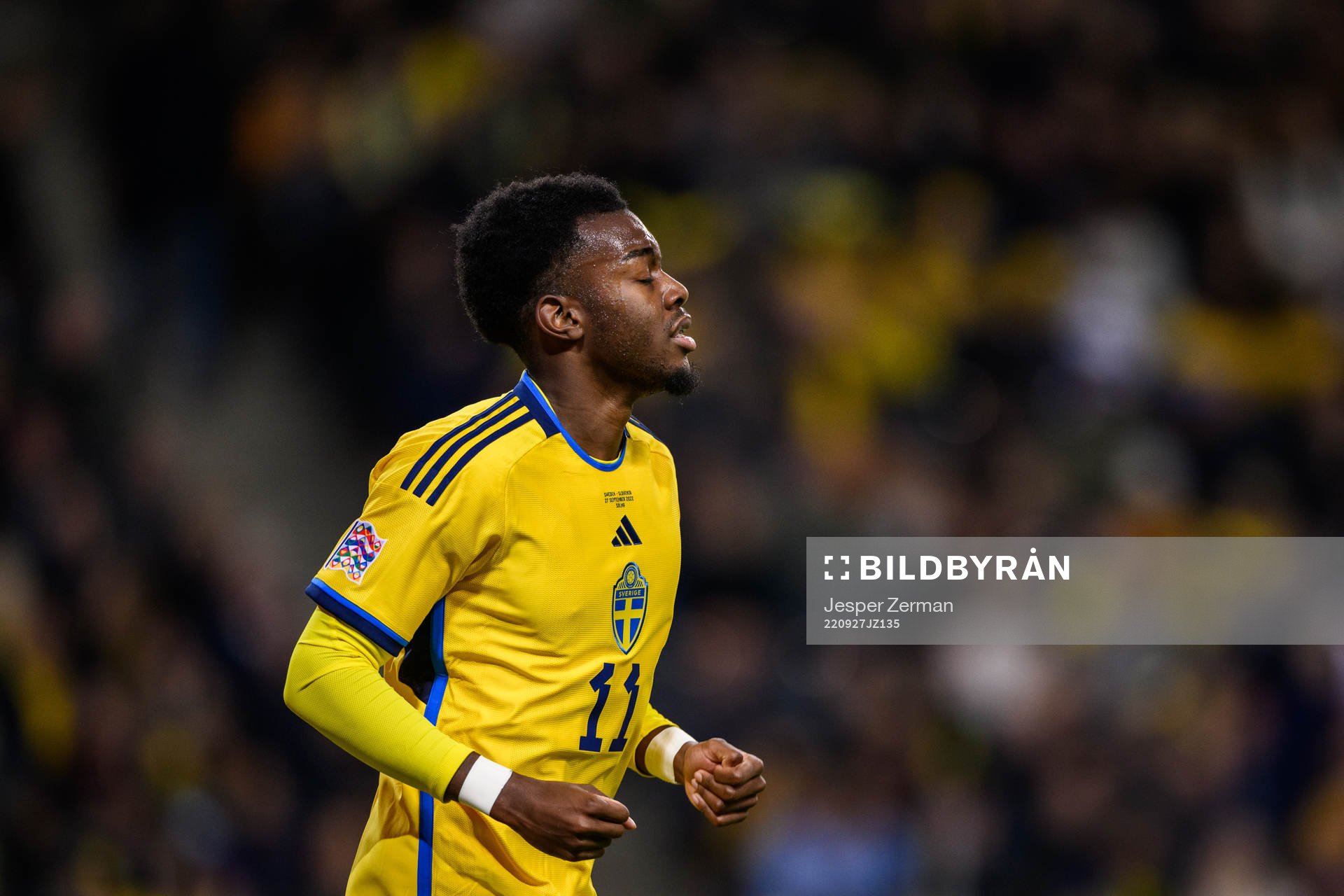 Anthony Elanga of Sweden