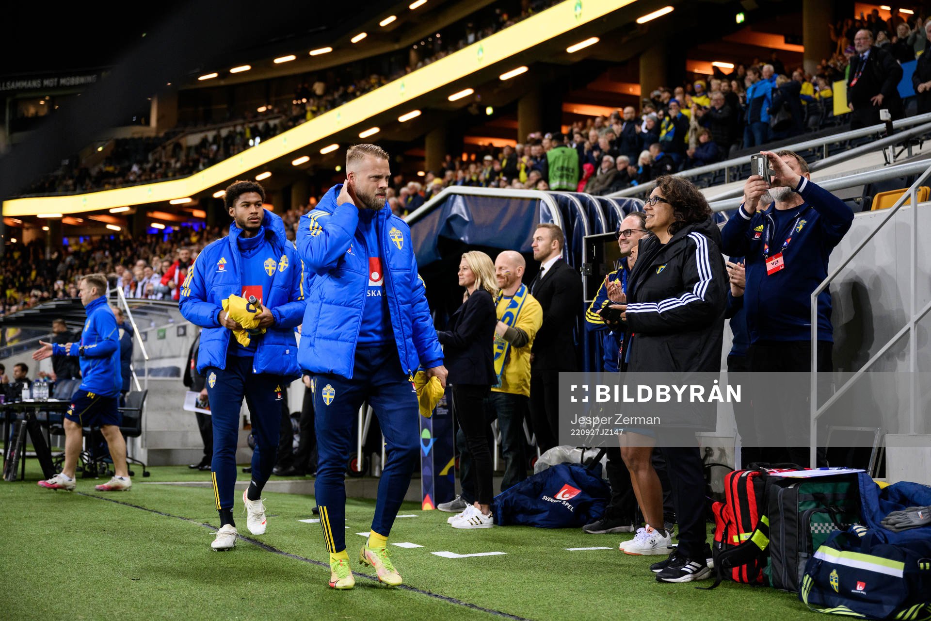 Jens Cajuste and Daniel Sundgren of Sweden