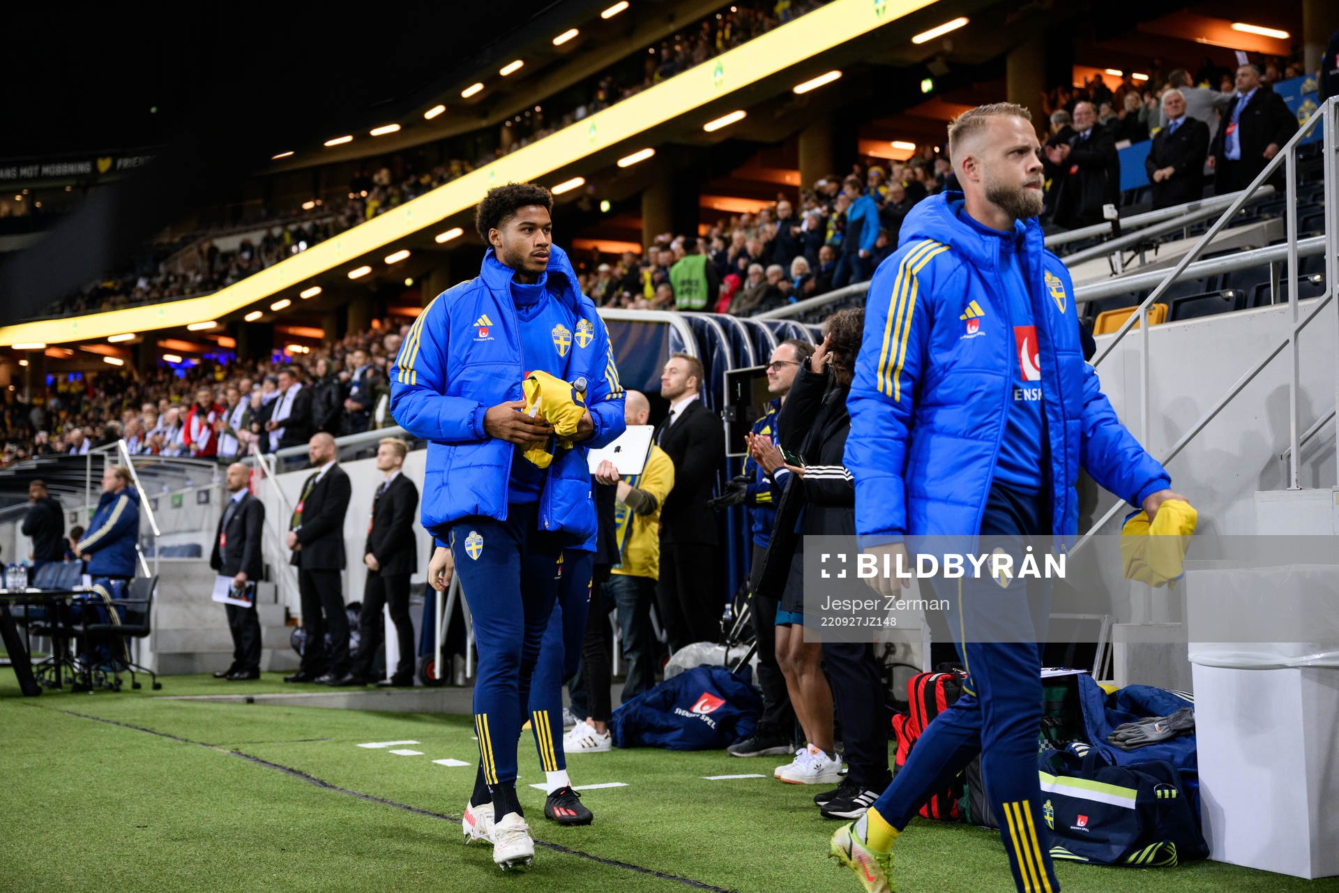 Jens Cajuste and Daniel Sundgren of Sweden