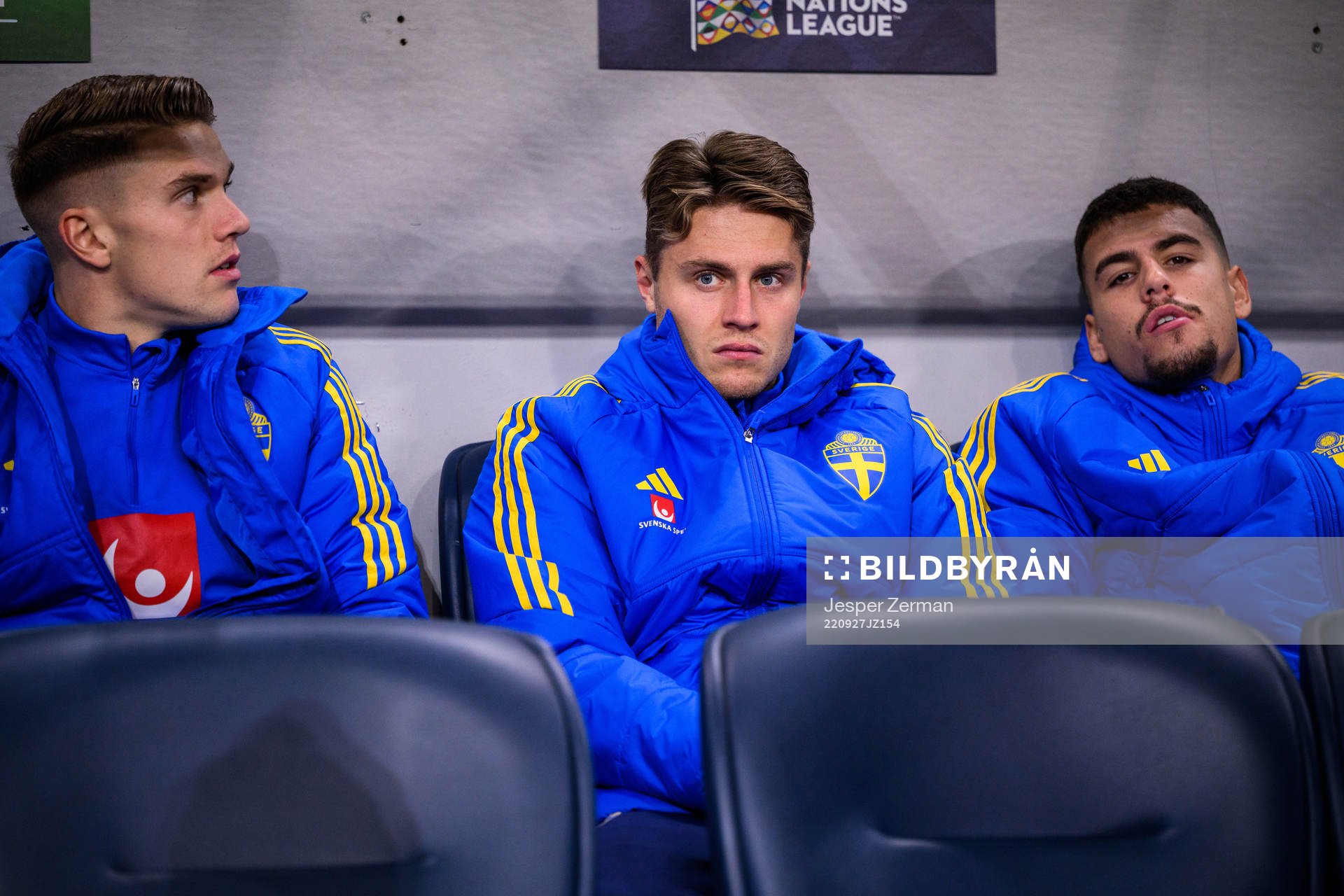 Viktor Gyökeres, Mattias Svanberg and Edvin Kurtulus of