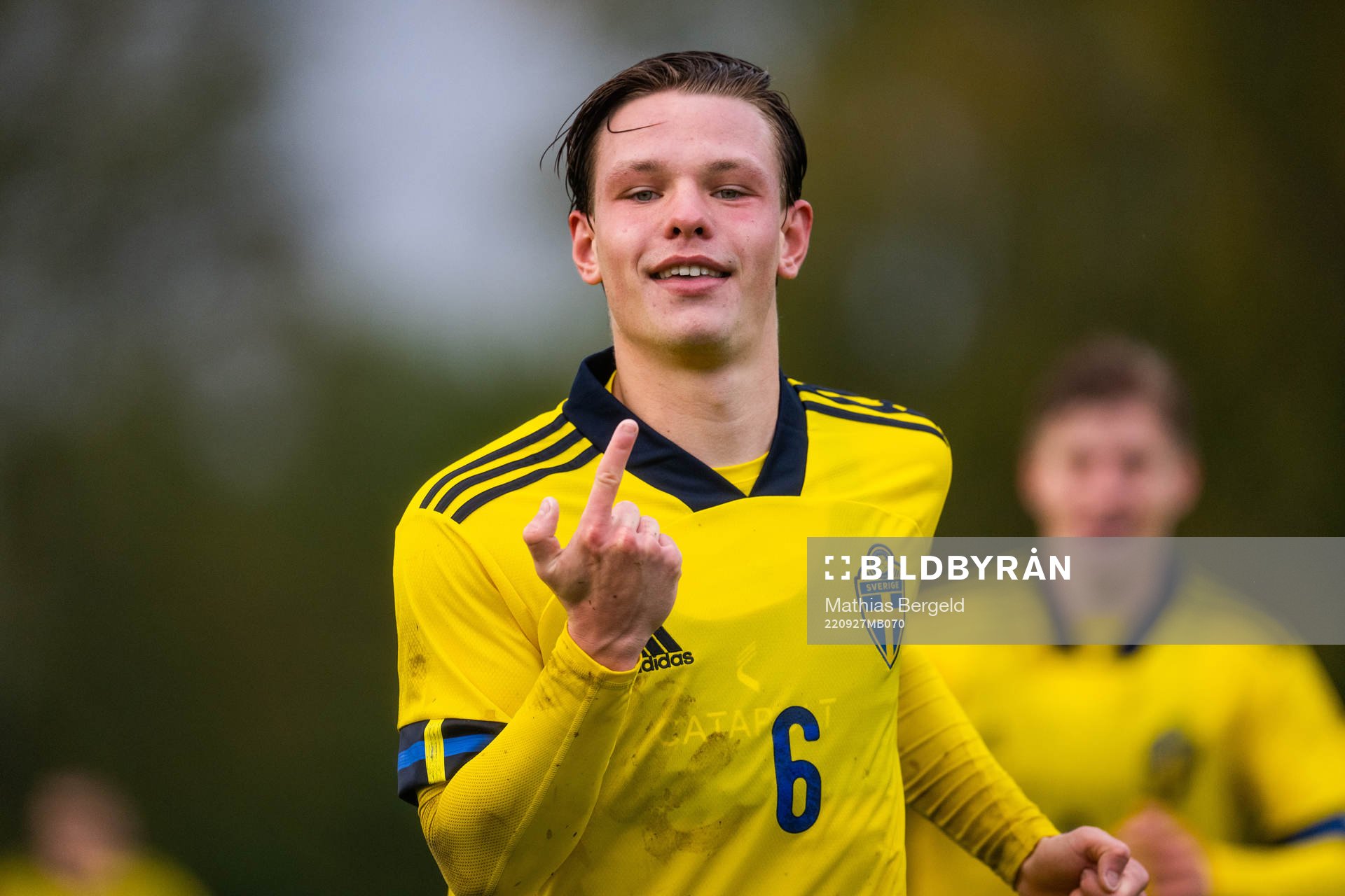 Sveriges Wilgot Marshage jublar