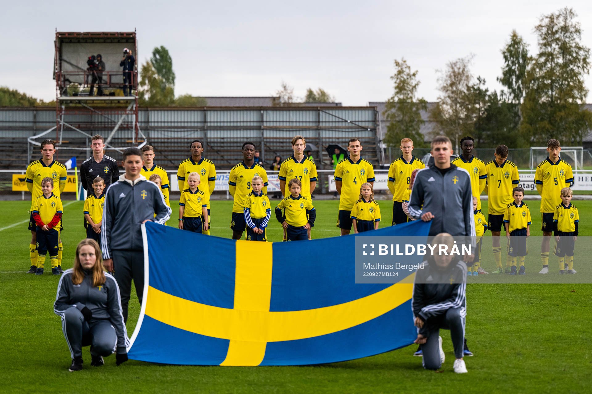 Sveriges lag vid line up