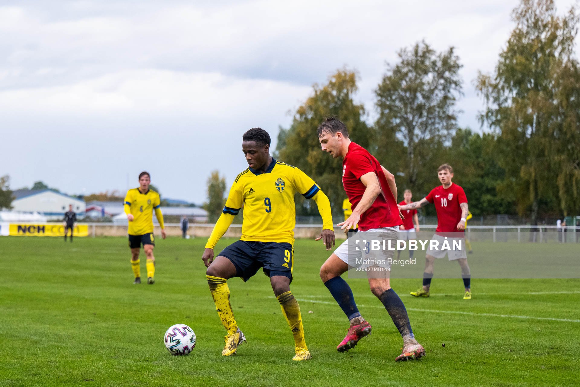Sveriges Richie Omorowa och Norges Niklas Ødegård