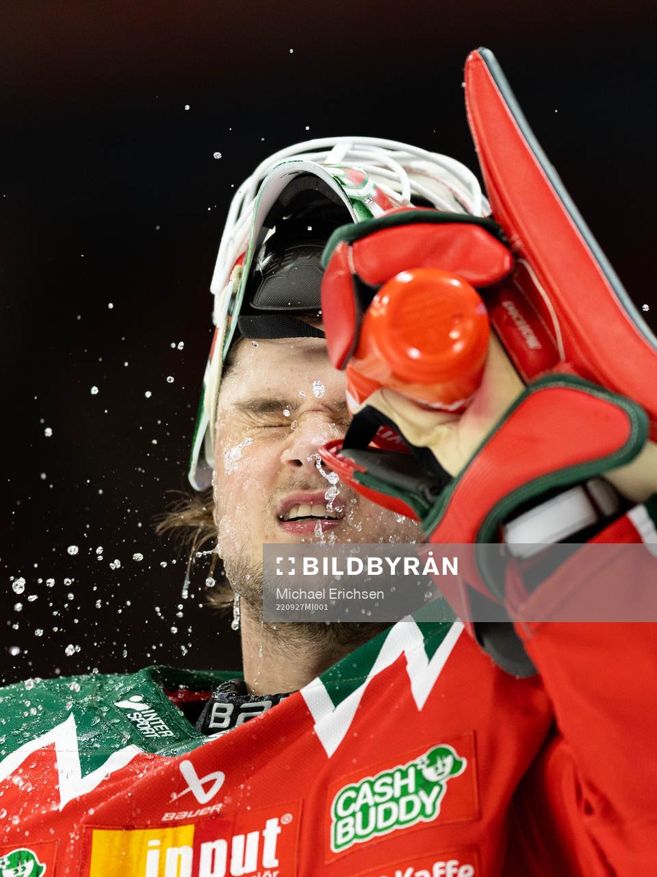 Frölundas målvakt Frederik Dichow