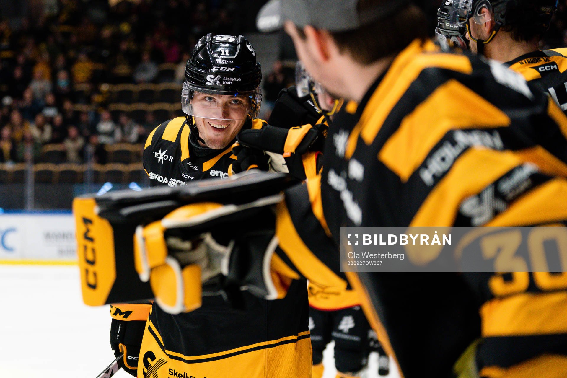 Skellefteås Max Lindholm jublar