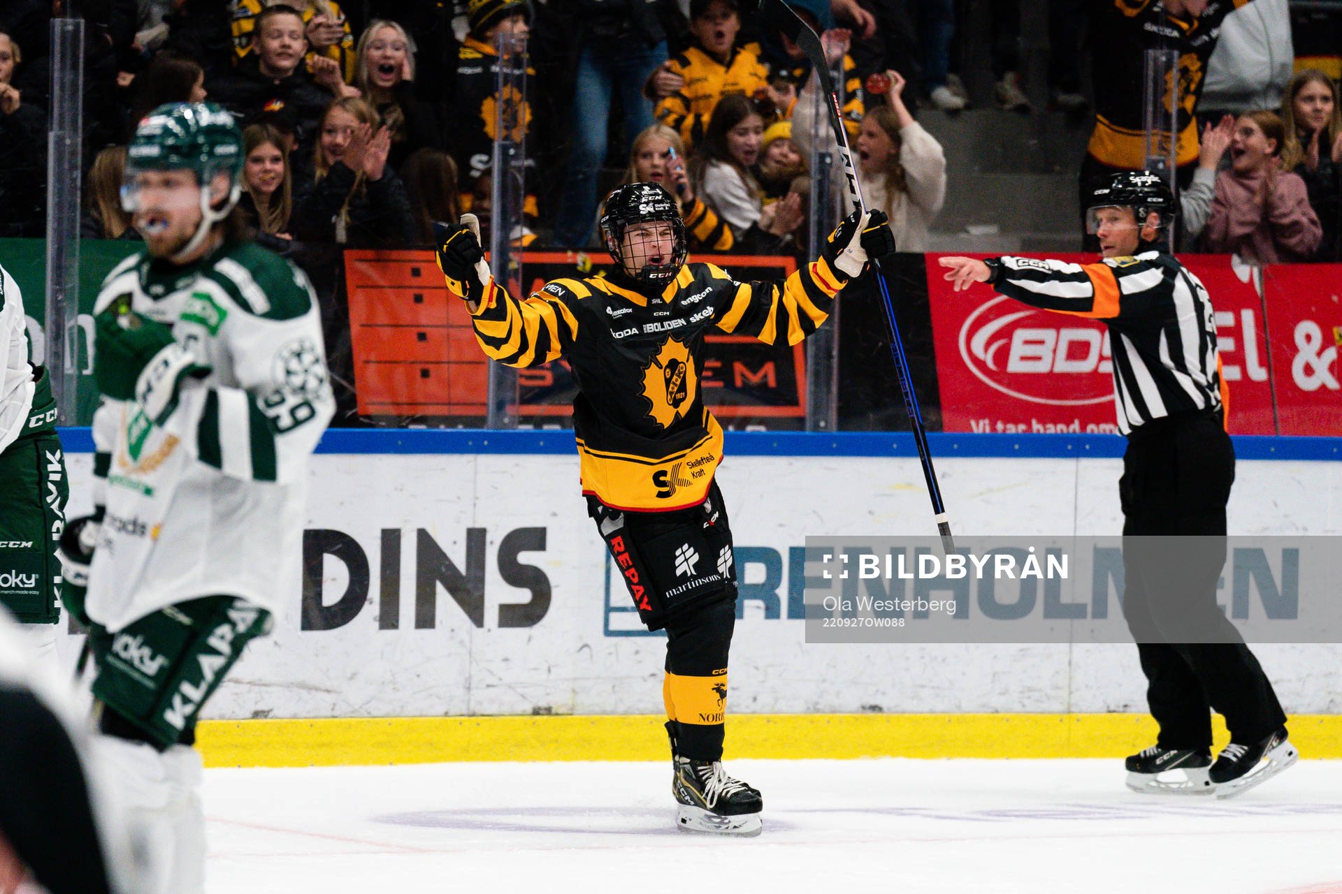 Skellefteås Axel Sandin Pellikka gör sitt första SHL mål