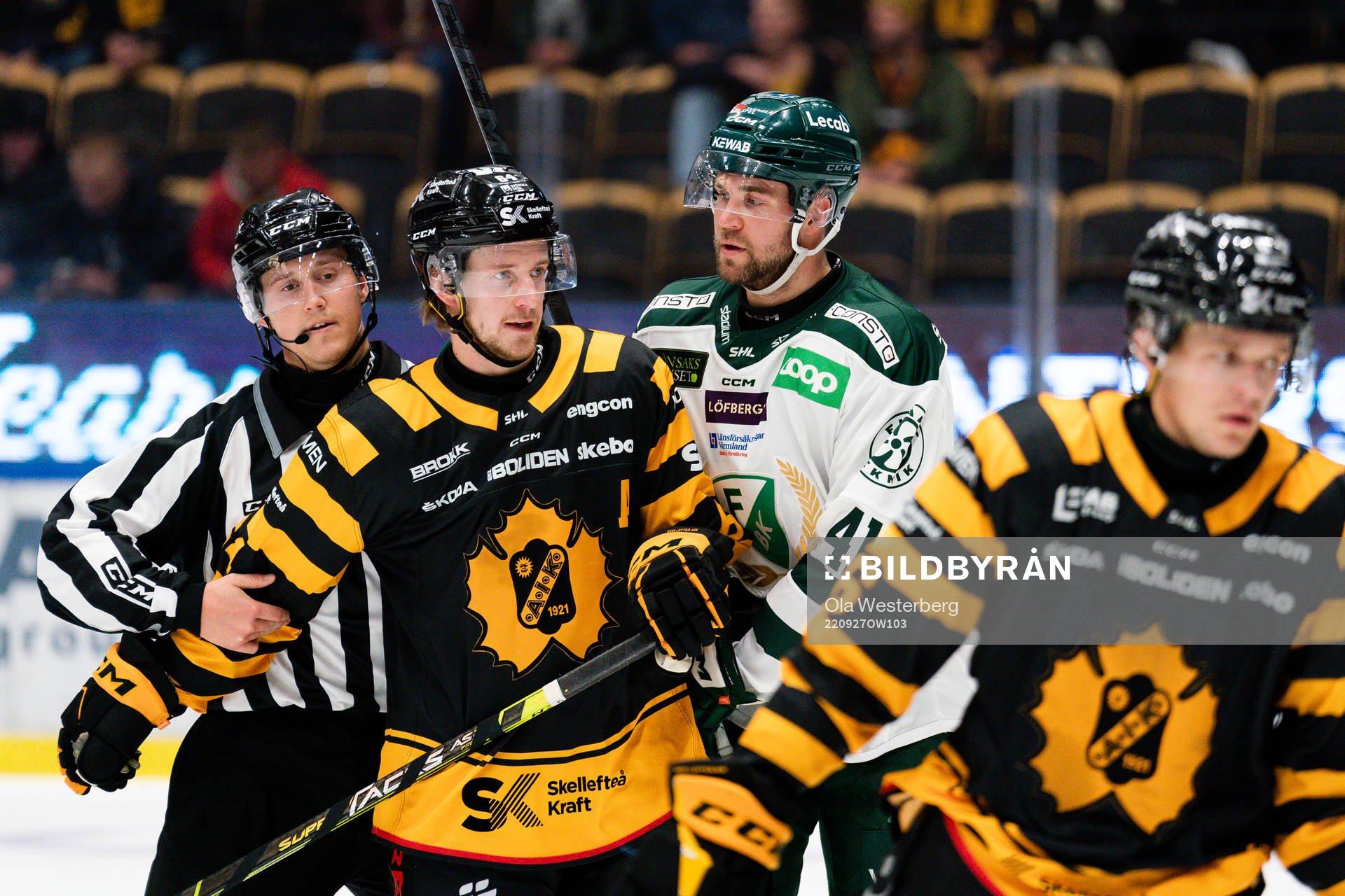 Skellefteås Jonathan Pudas och Färjestads Henrik