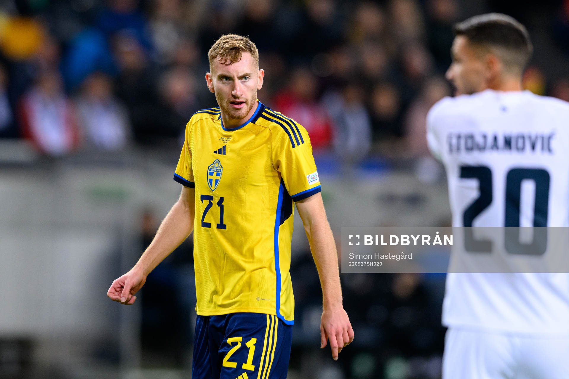 Dejan Kulusevski of Sweden
