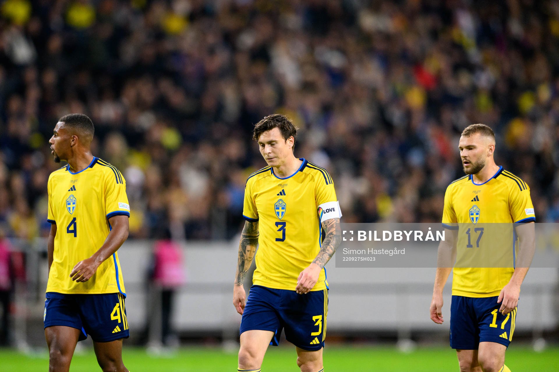Isak Hien, Victor Nilsson Lindelöf and Jesper Karlström