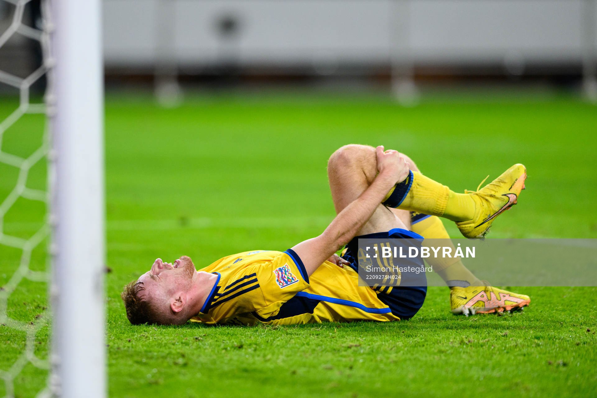 Dejan Kulusevski of Sweden looks dejected