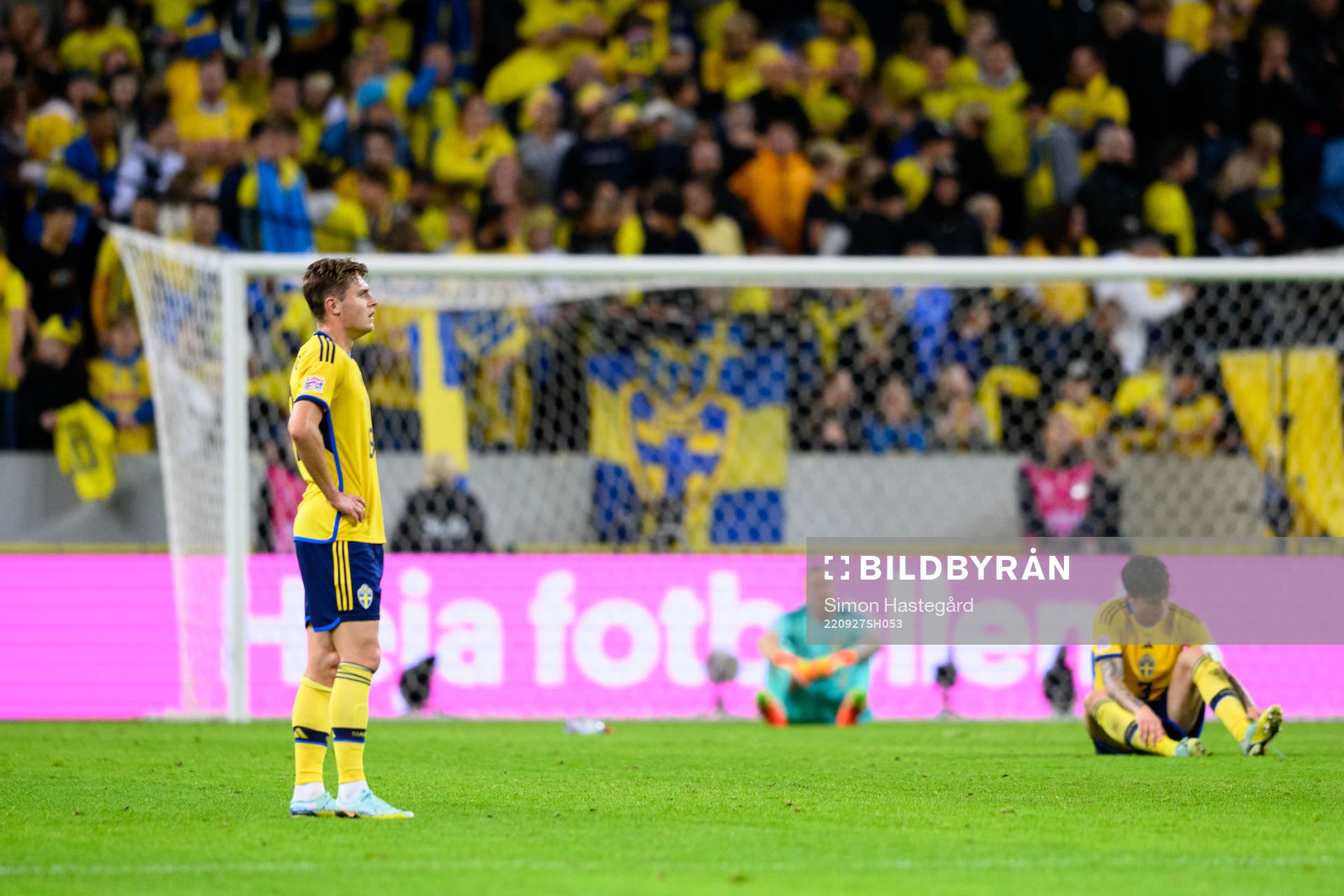 Mattias Svanberg and Victor Nilsson Lindelöf of Sweden
