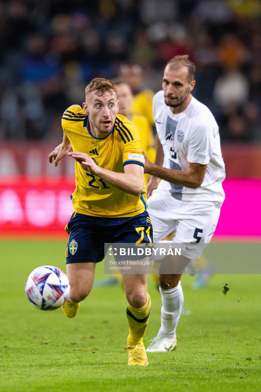 Dejan Kulusevski of Sweden