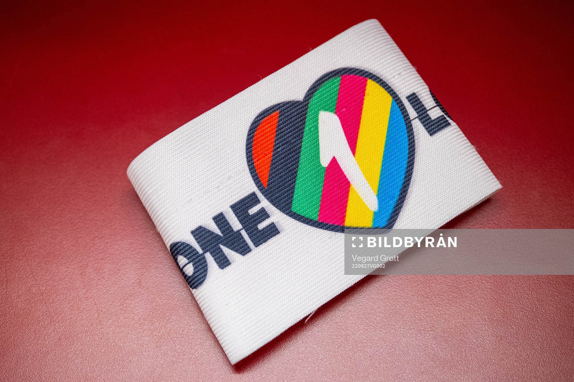 The One Love captains’ armband