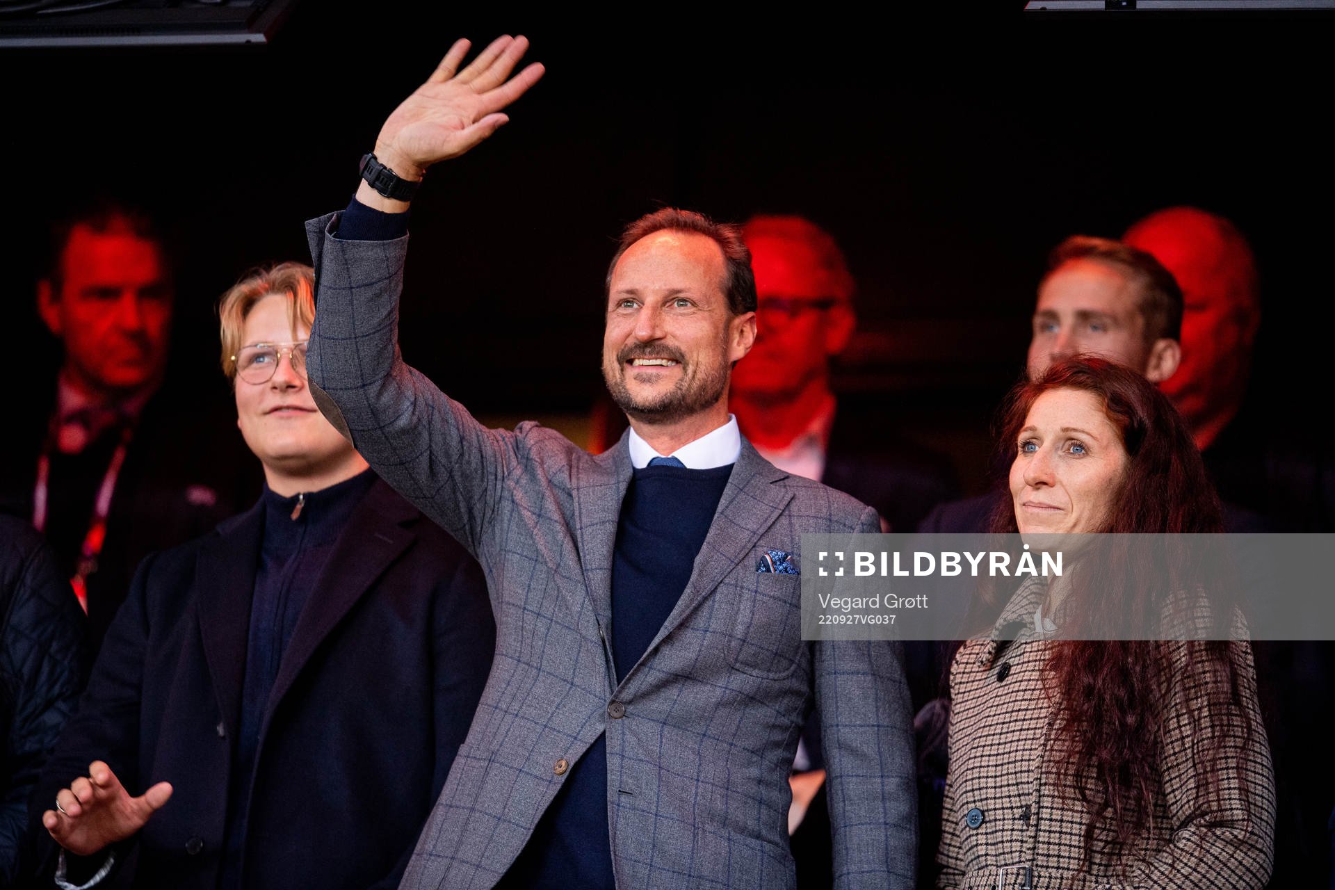 Crown Prince Haakon Magnus of Norway and Lise Klaveness,