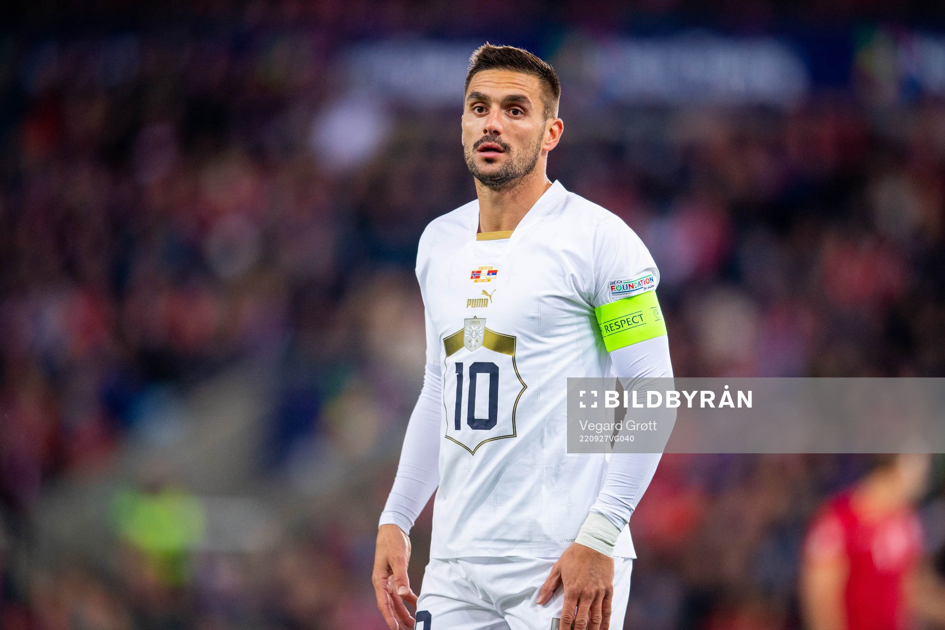 Dusan Tadic of Serbia