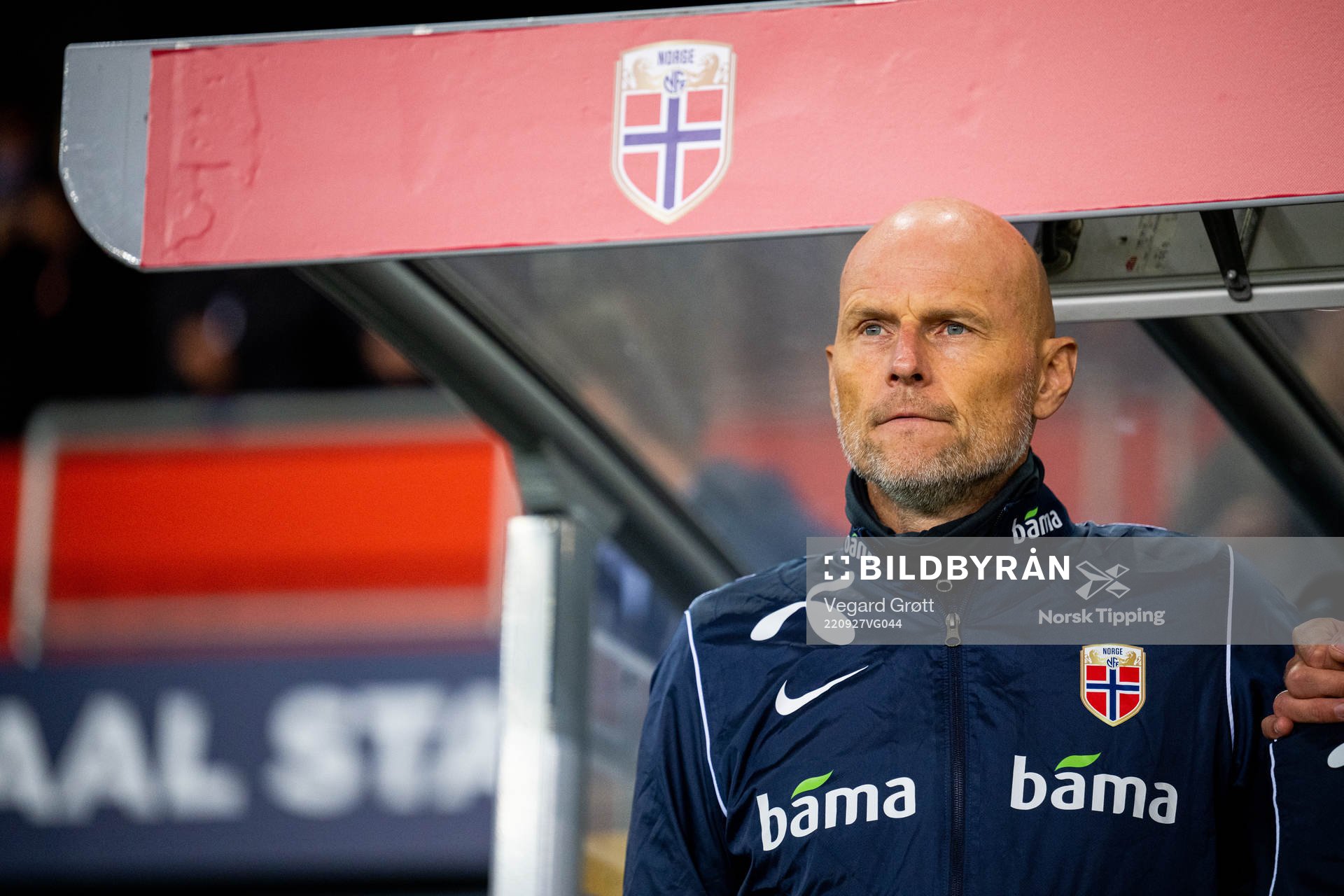 Head coach Ståle Solbakken of Norway
