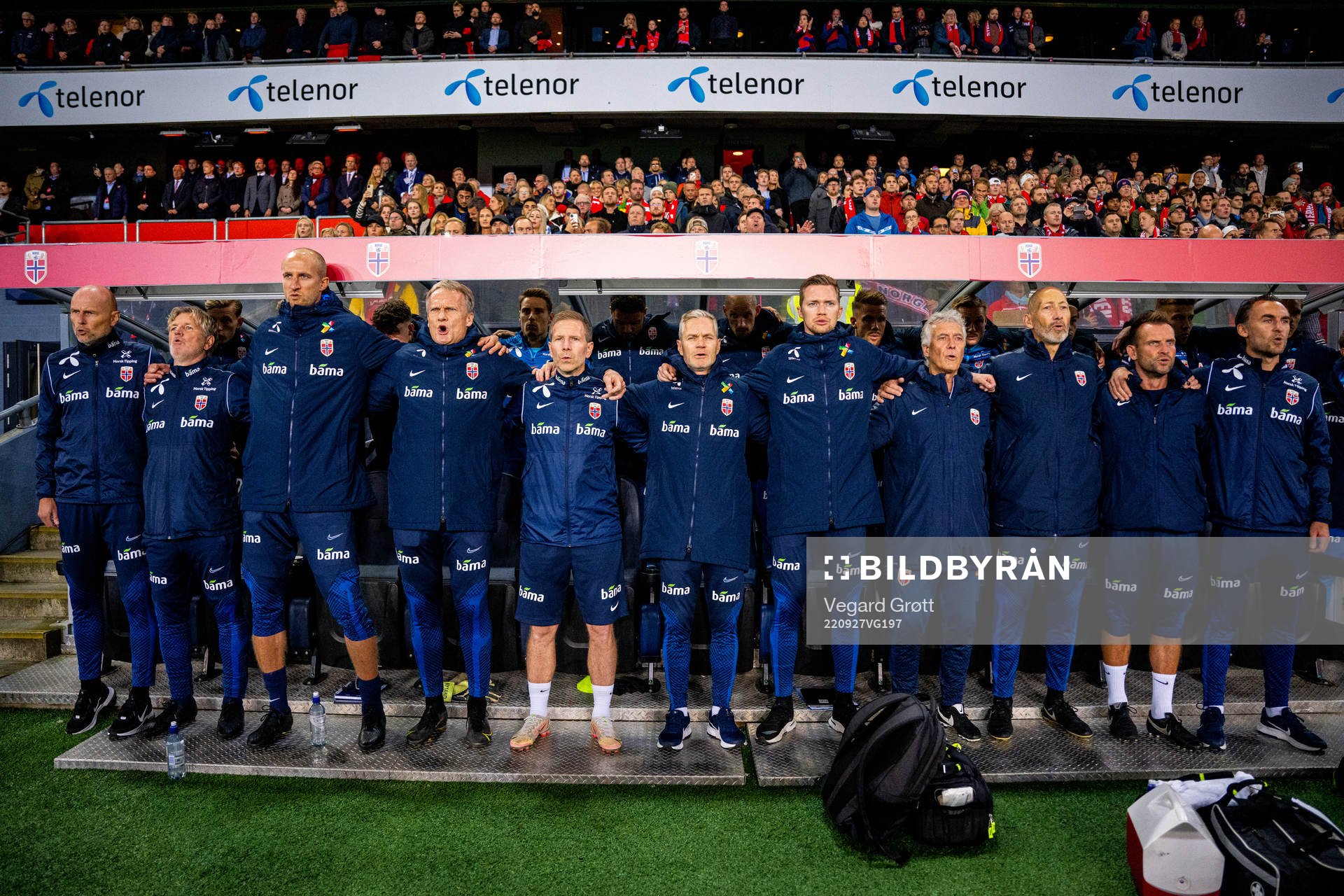 Ståle Solbakken, head coach, Kent Bergersen, assistant