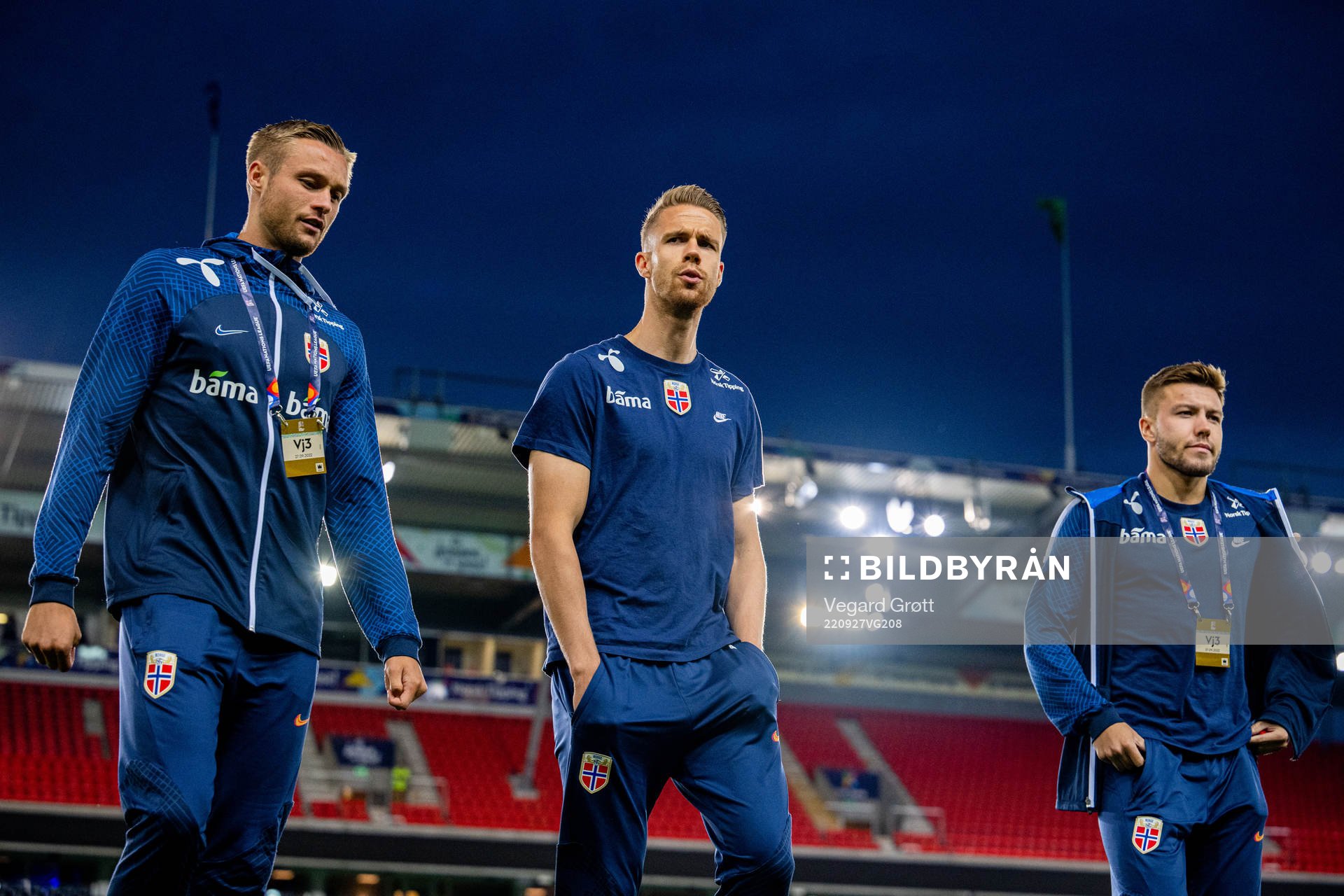 Stian Gregersen, Kristoffer Ajer and Fredrik André