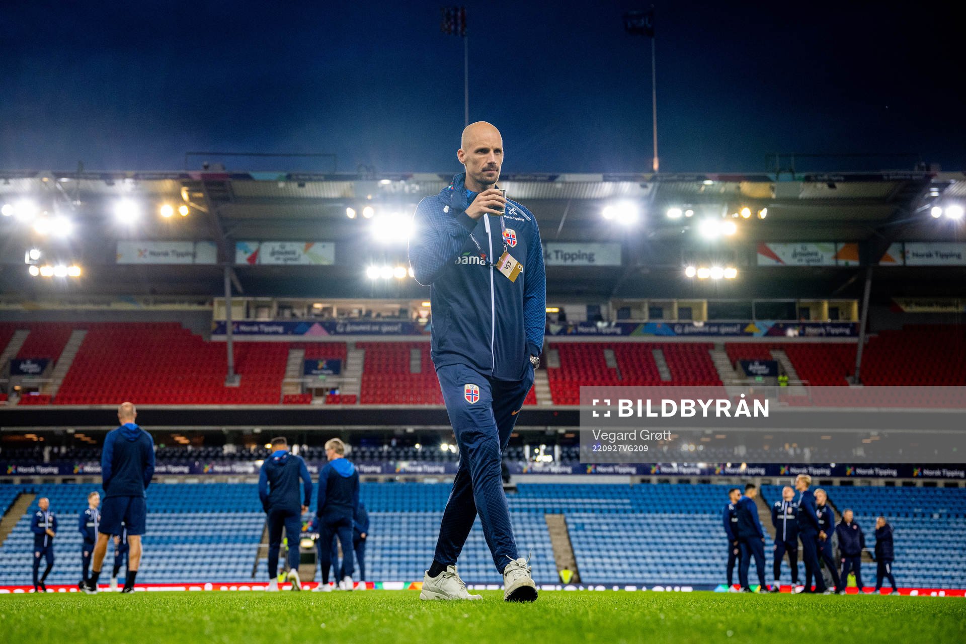 Goalkeeper André Hansen of Norway