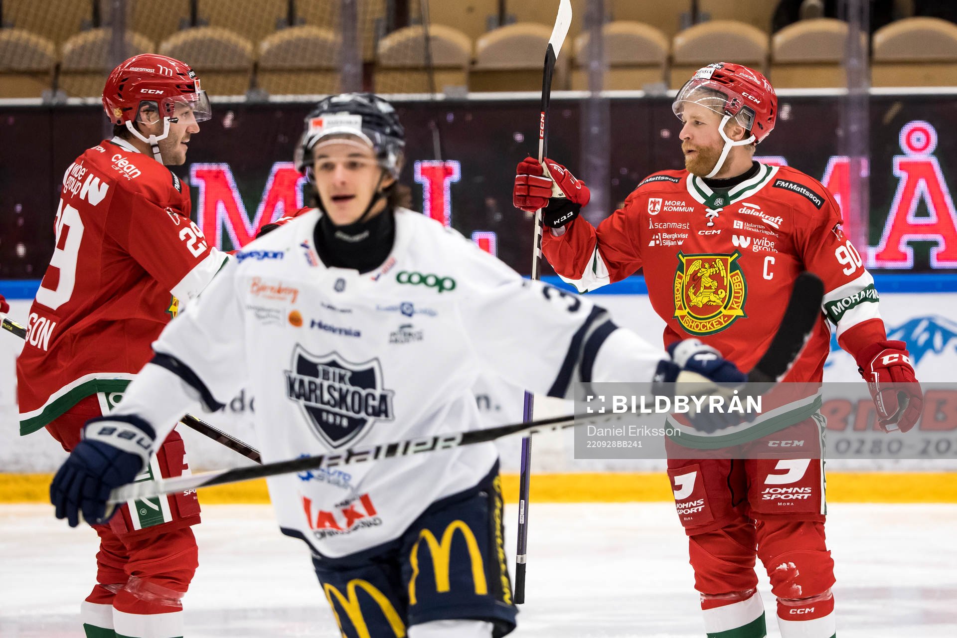 Moras Daniel Ljunggren jubel