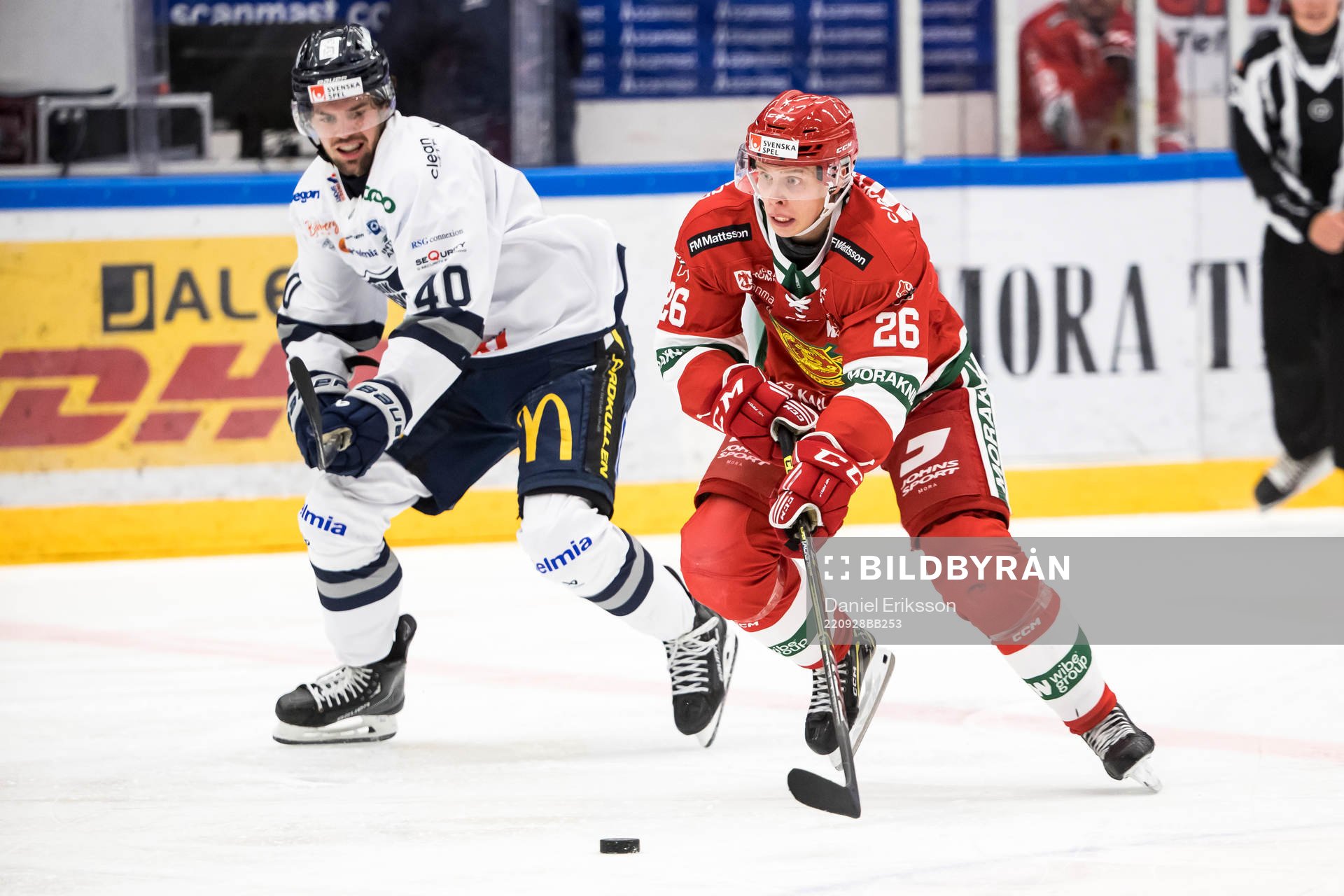 Moras Isac Heens och Karlskogas Kalle Jellvert