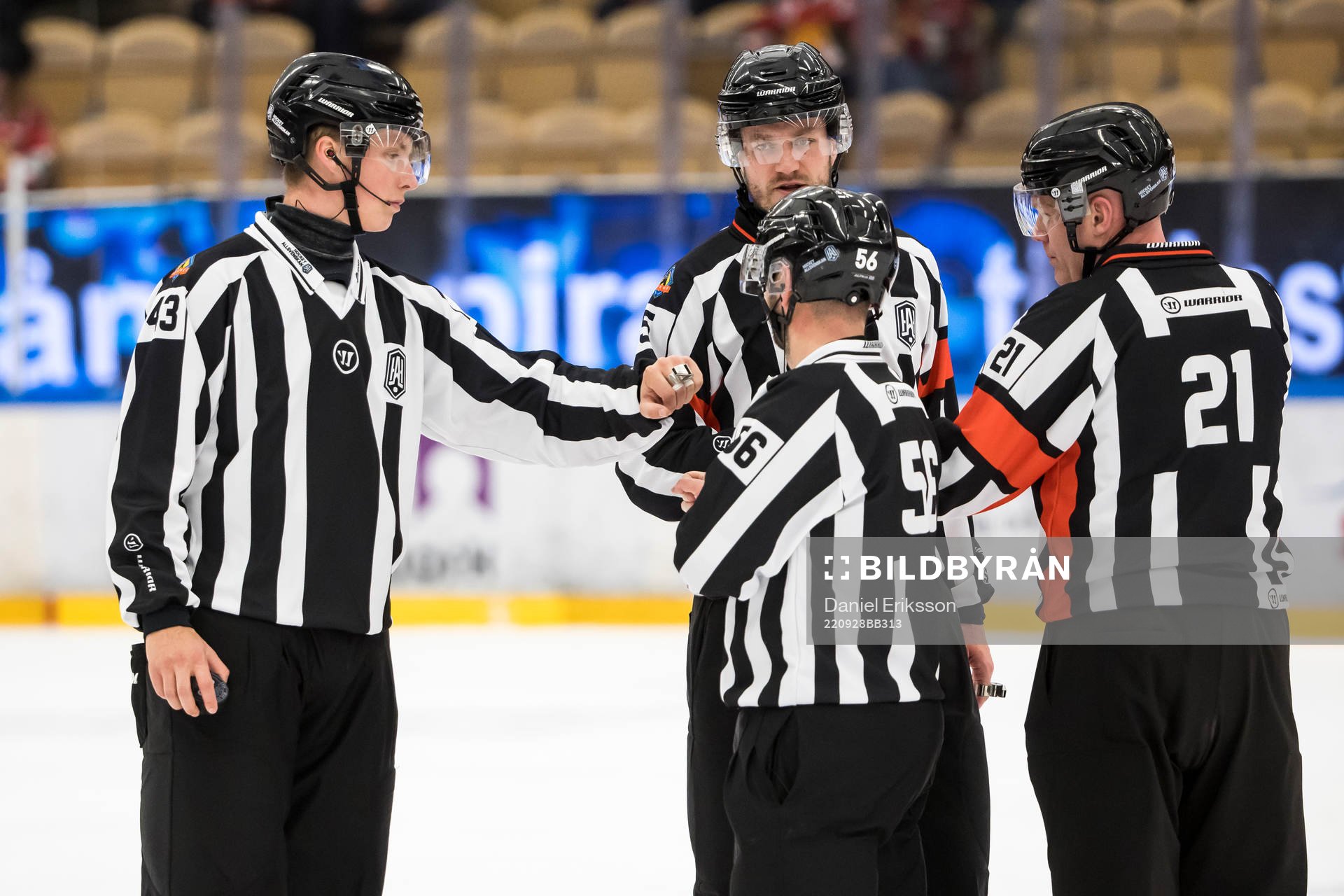 Domare Rasmus Strömberg och Domare Oscar Leander Olsson