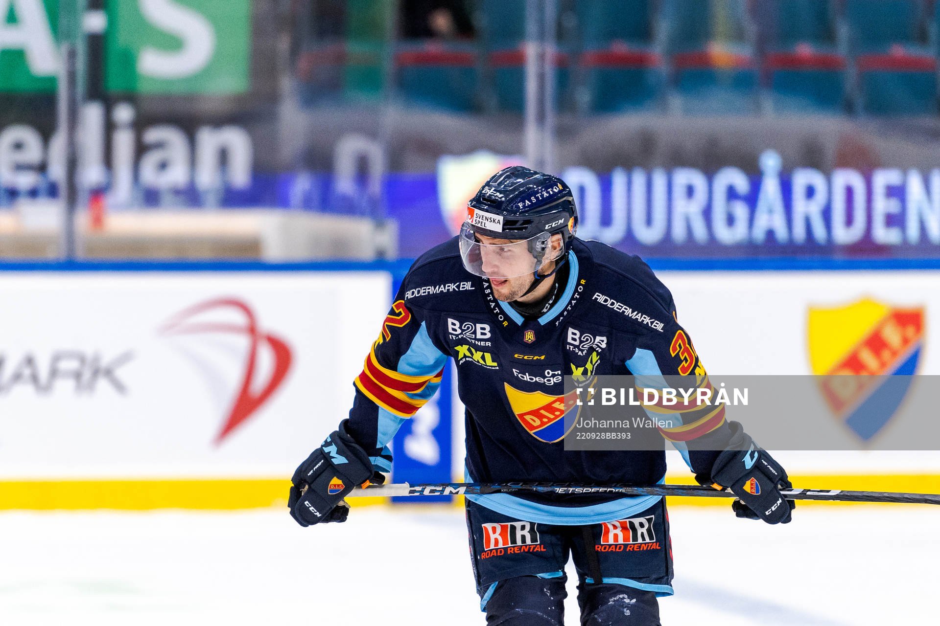 Djurgårdens Marcus Kruger deppar