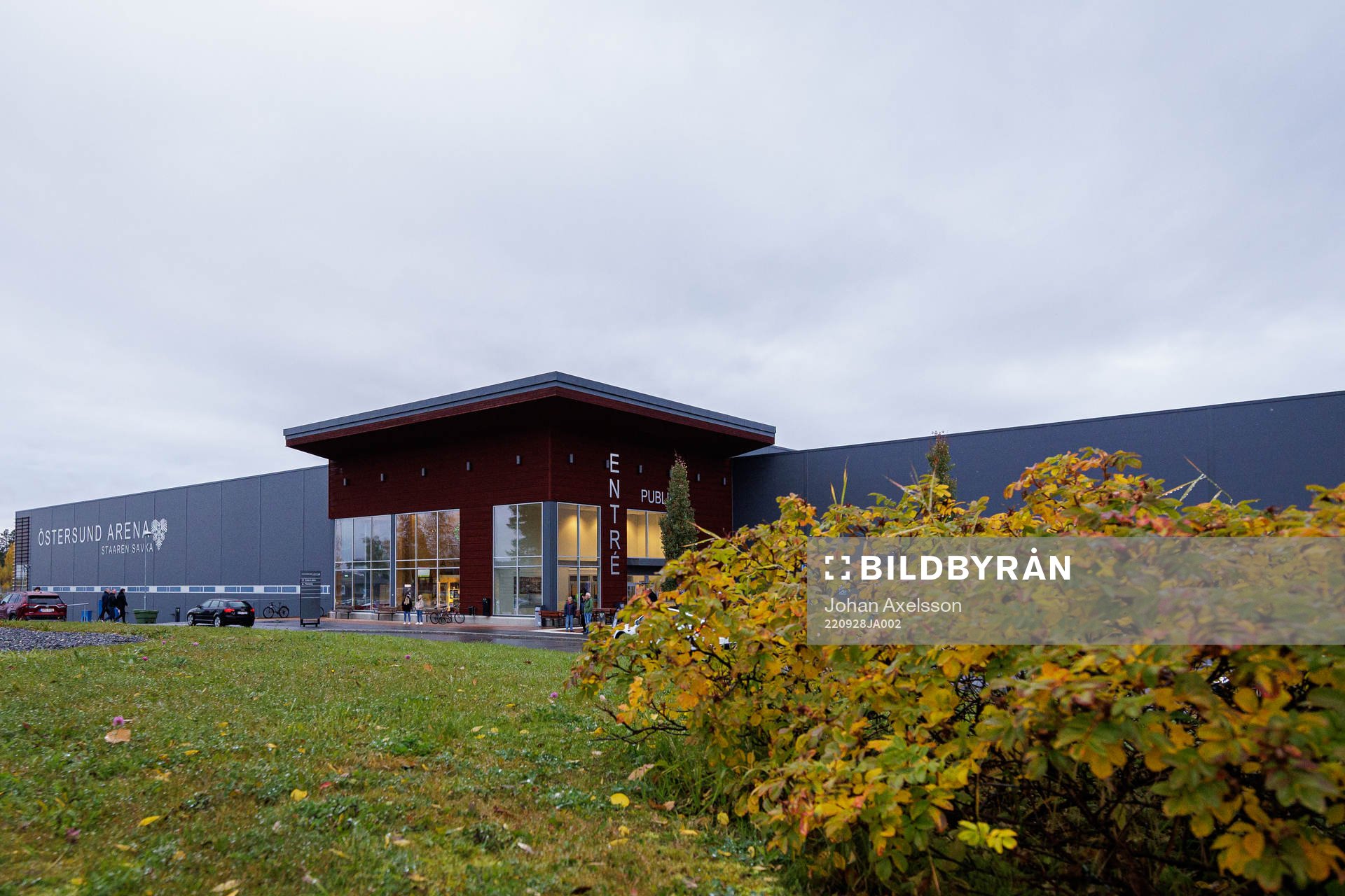 Exteriör vy av Östersunds Arena