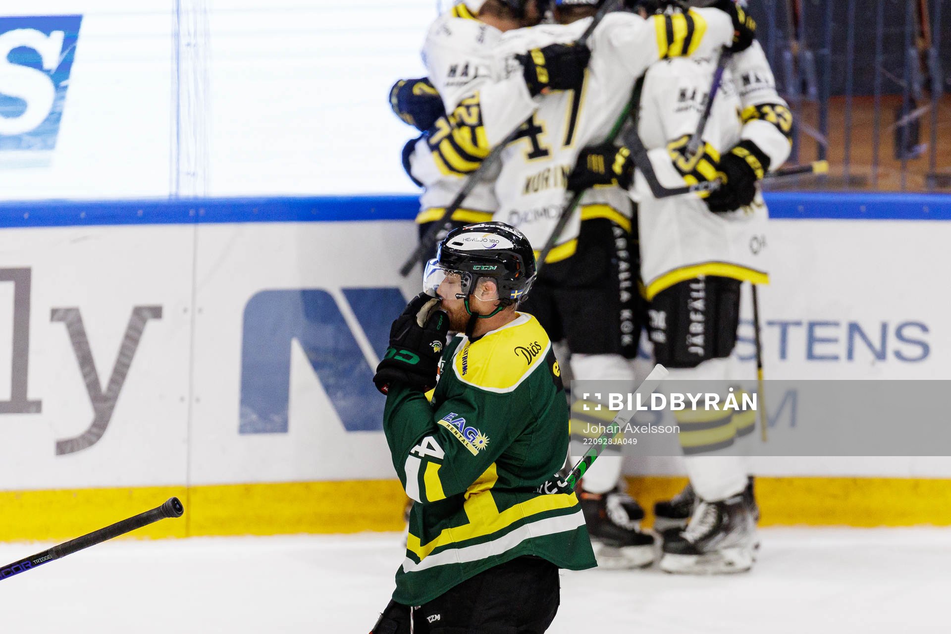 under ishockeymatchen i Hockeyallsvenskan mellan Östersund