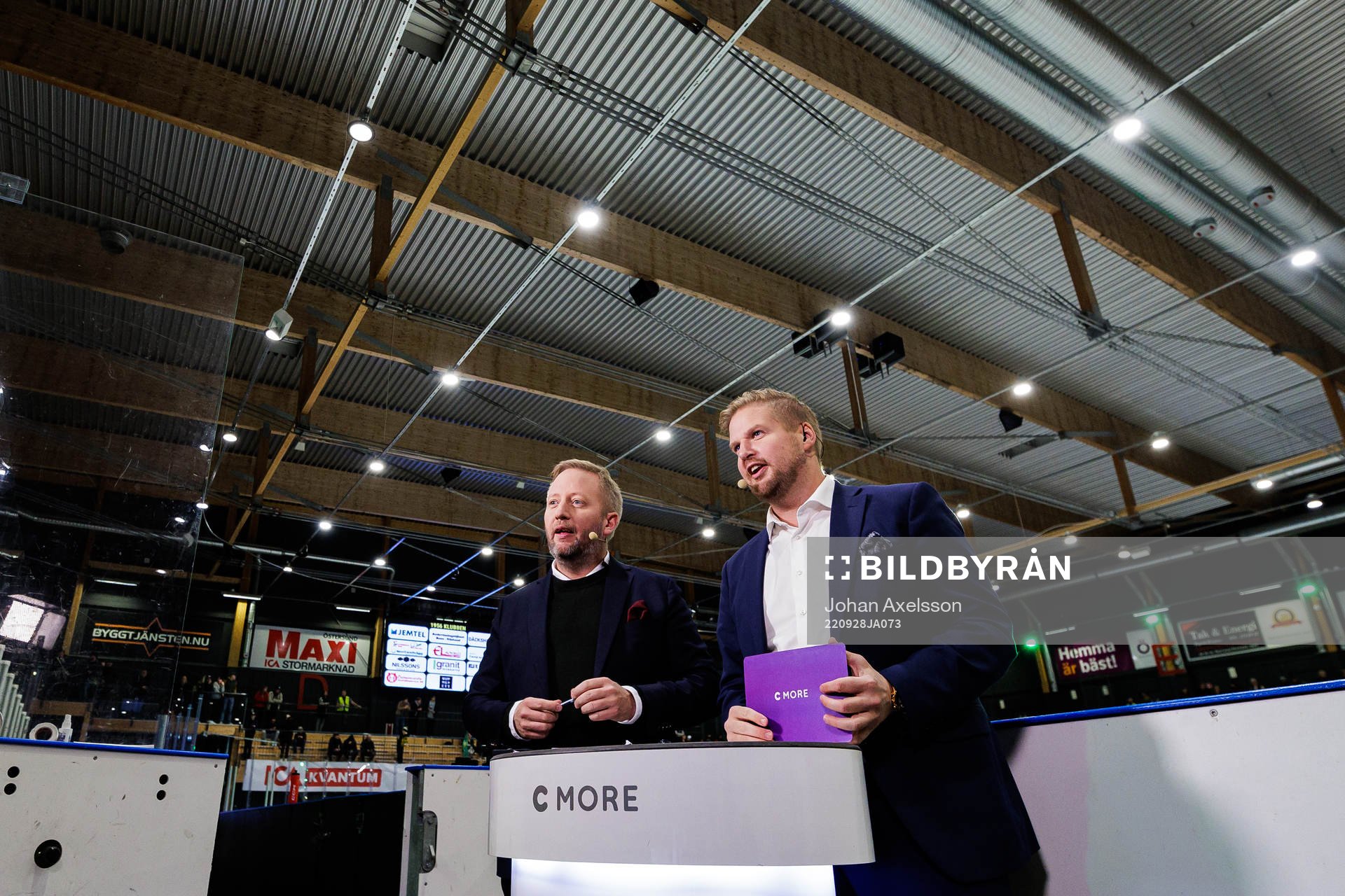 Cmores Fredrik Söderström och Lars Lindberg