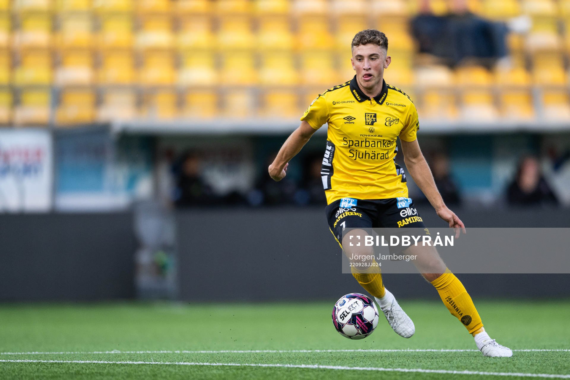 Elfsborgs Isaac Antonsson under kvartsfinalen i U21 Allsvenskan mellan Elfsborg och Helsingborg den 28 september 2022 i Borås. 
