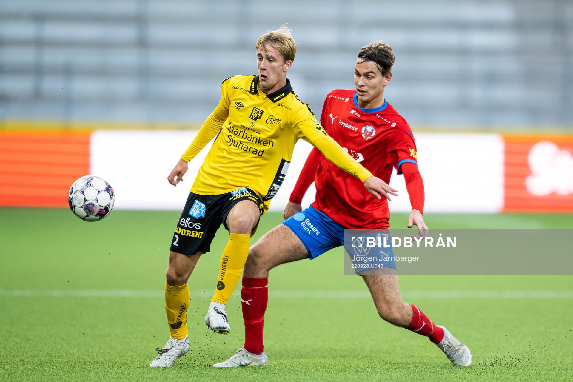 Elfsborgs Carl Mauritzson och Helsingborgs Noah