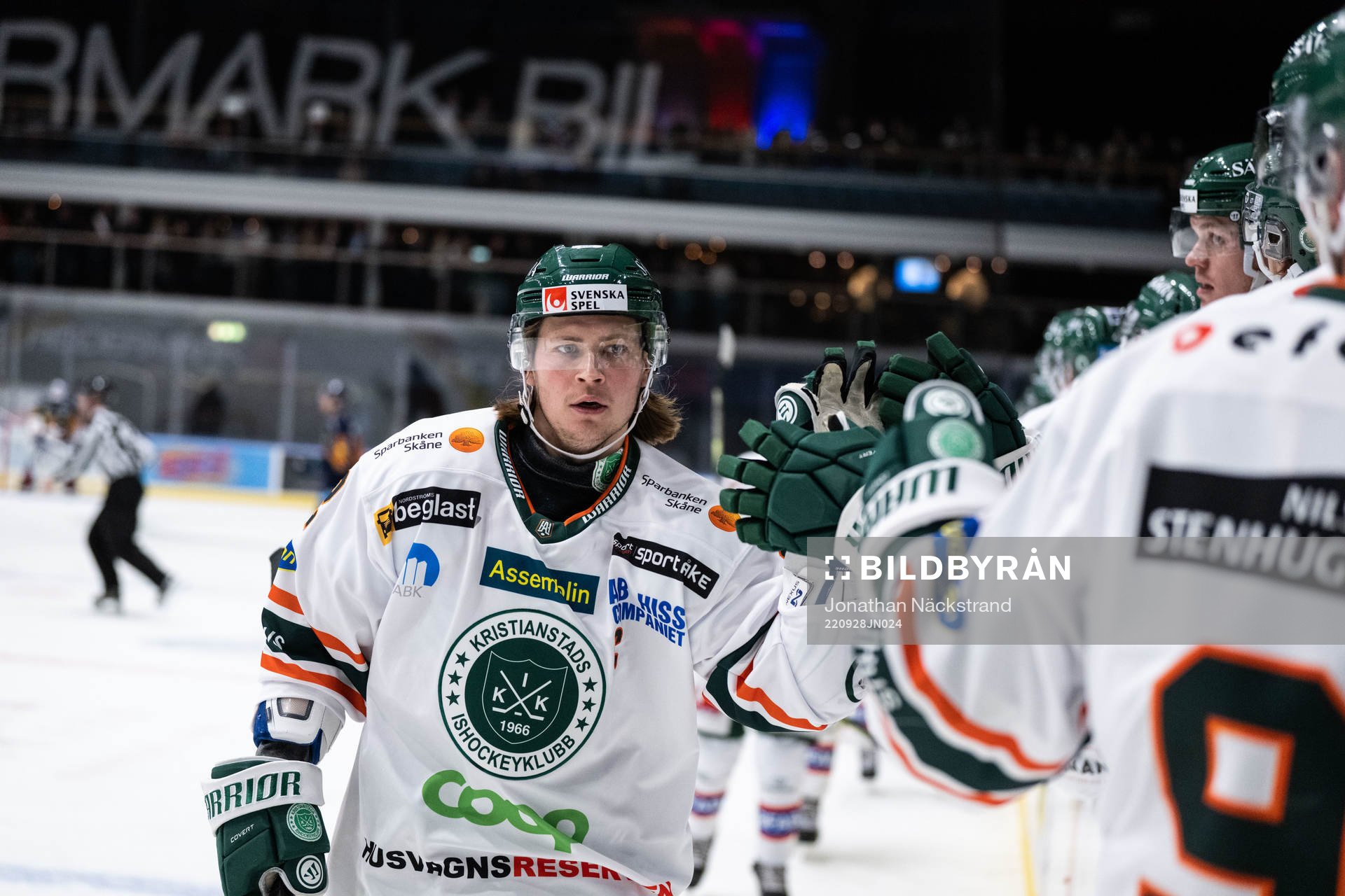 Kristianstads Dennis Svensson jublar